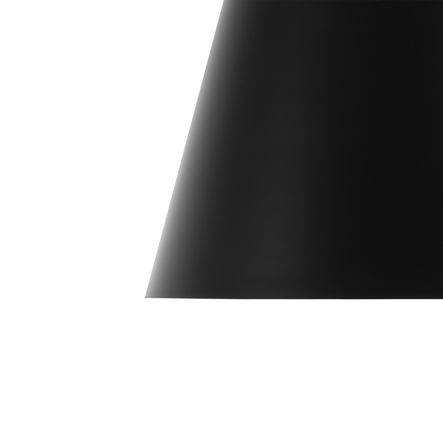 Hängelampe schwarz Glockenform FLUVIA