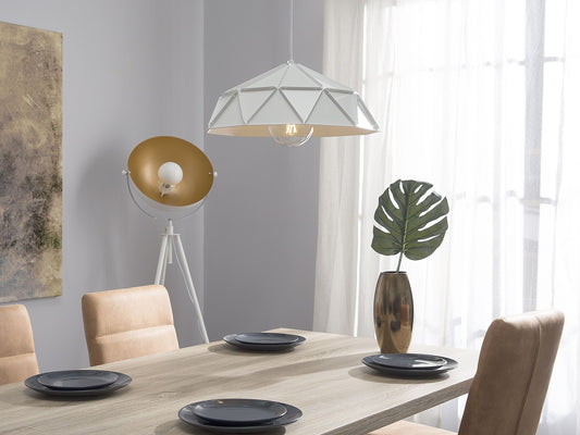 Hängelampe SENIA Metall Weiss