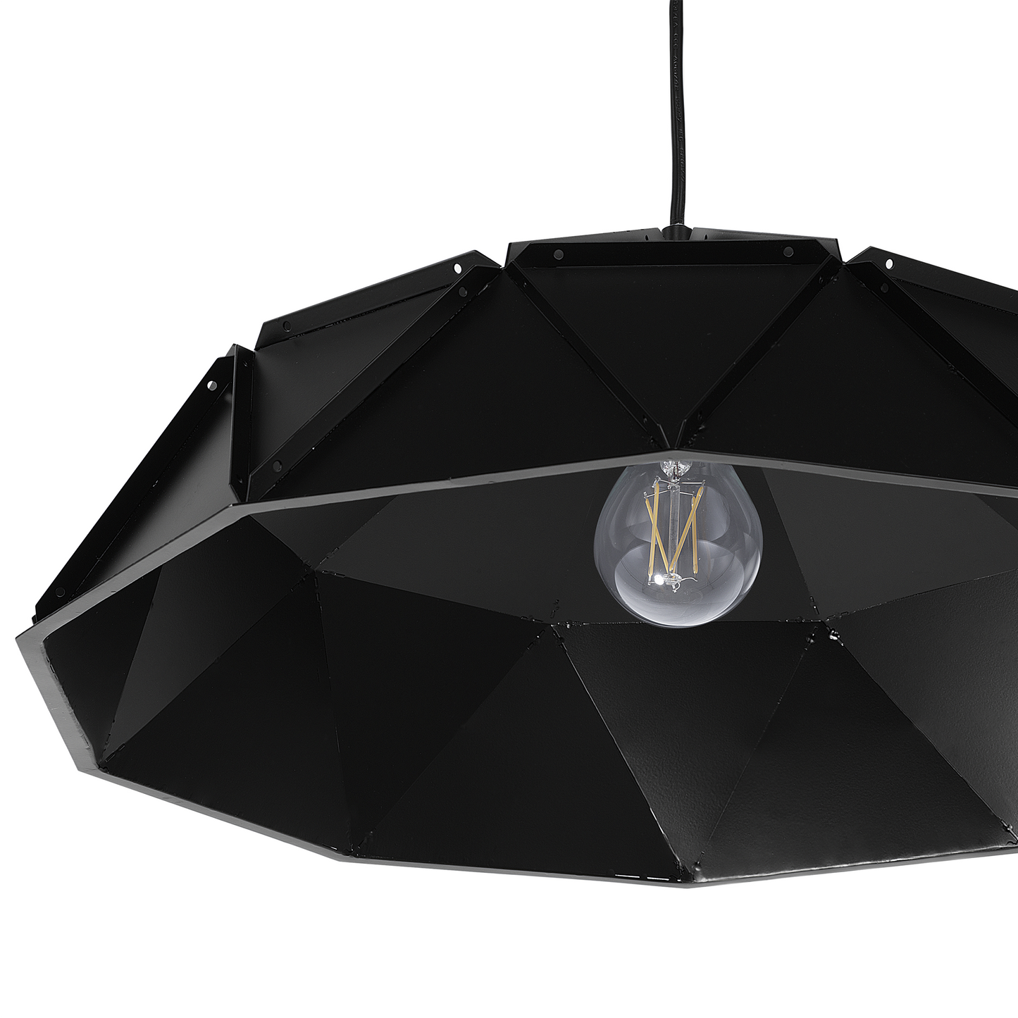 Hängelampe SENIA Metall Schwarz