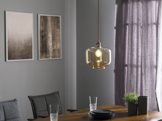 Hängelampe LANATA Glas Transparent