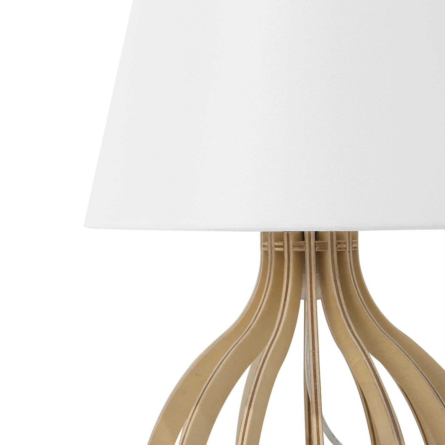 Tischleuchte AGUEDA Hellbraun