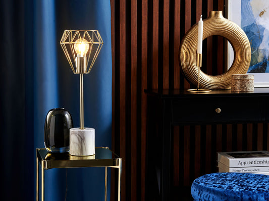 Tischleuchte MOONI Metall Messing