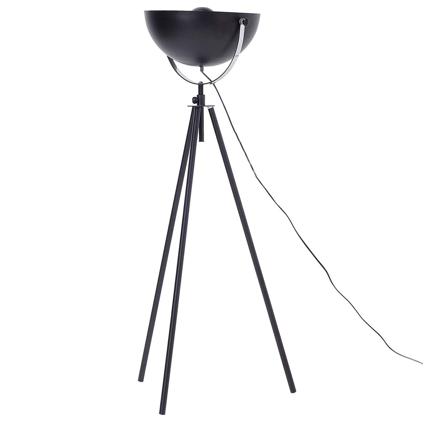 Stehlampe THAMES Metall Schwarz