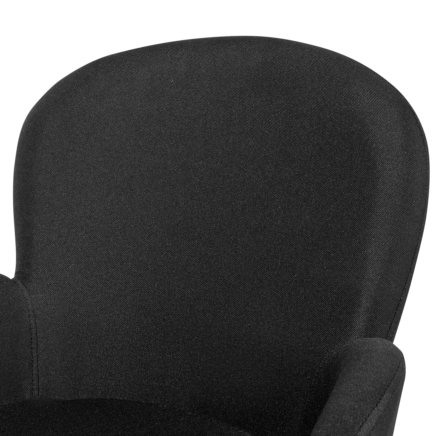 Esszimmerstuhl 2er Set Stoff Schwarz BROOKVILLE