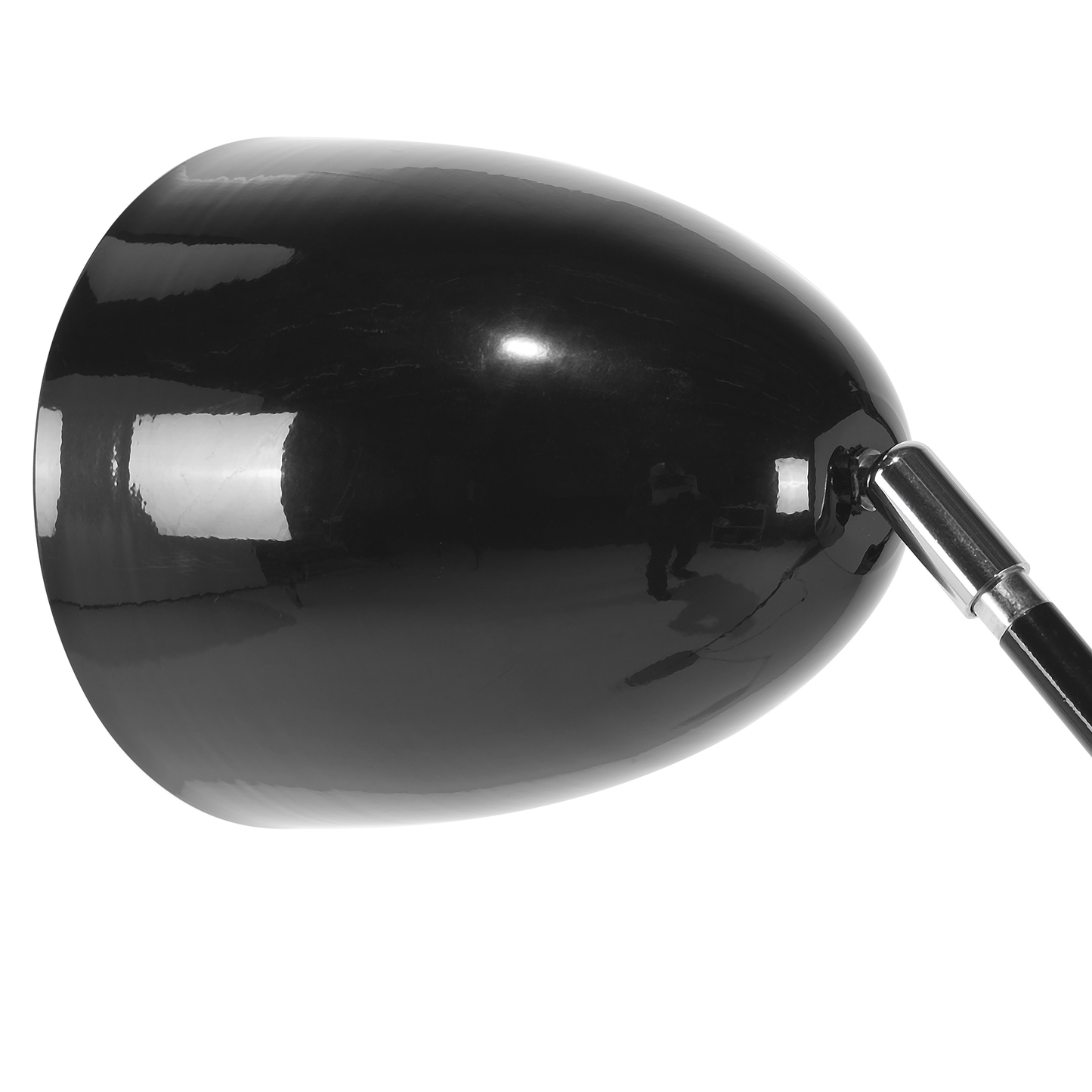 Stehlampe schwarz 165 cm Glockenform CHANZA