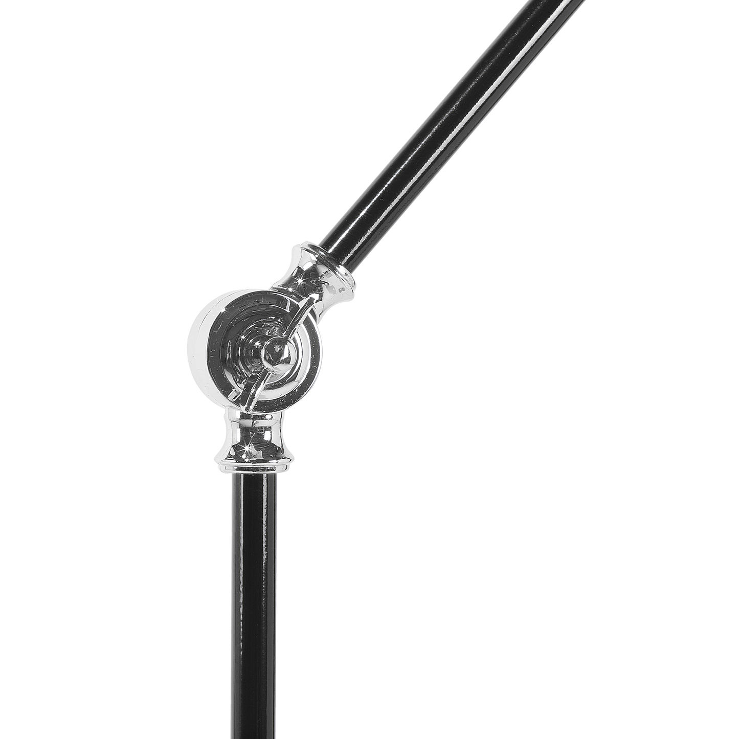 Stehlampe schwarz 165 cm Glockenform CHANZA