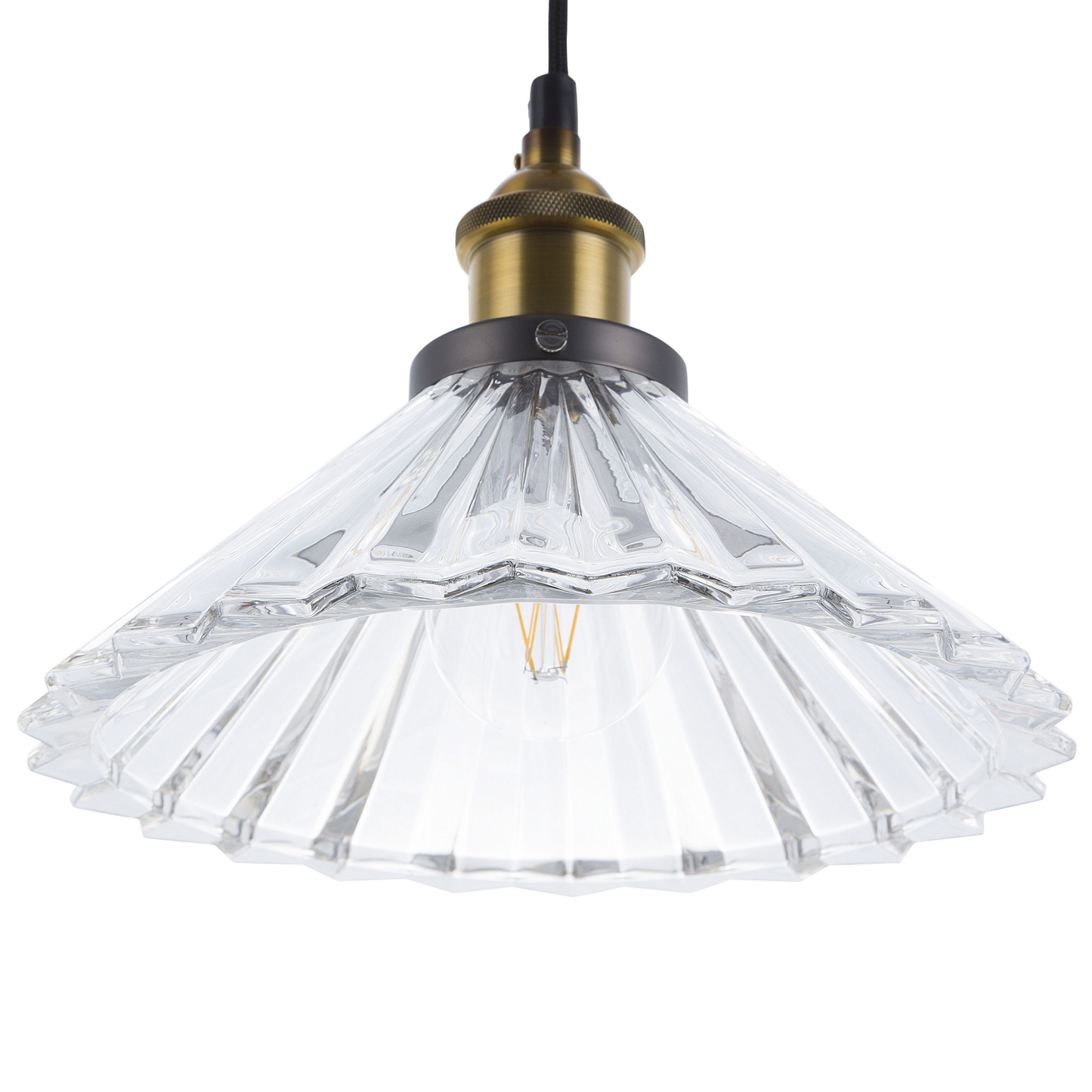 Hängelampe COLORADO Glas Transparent