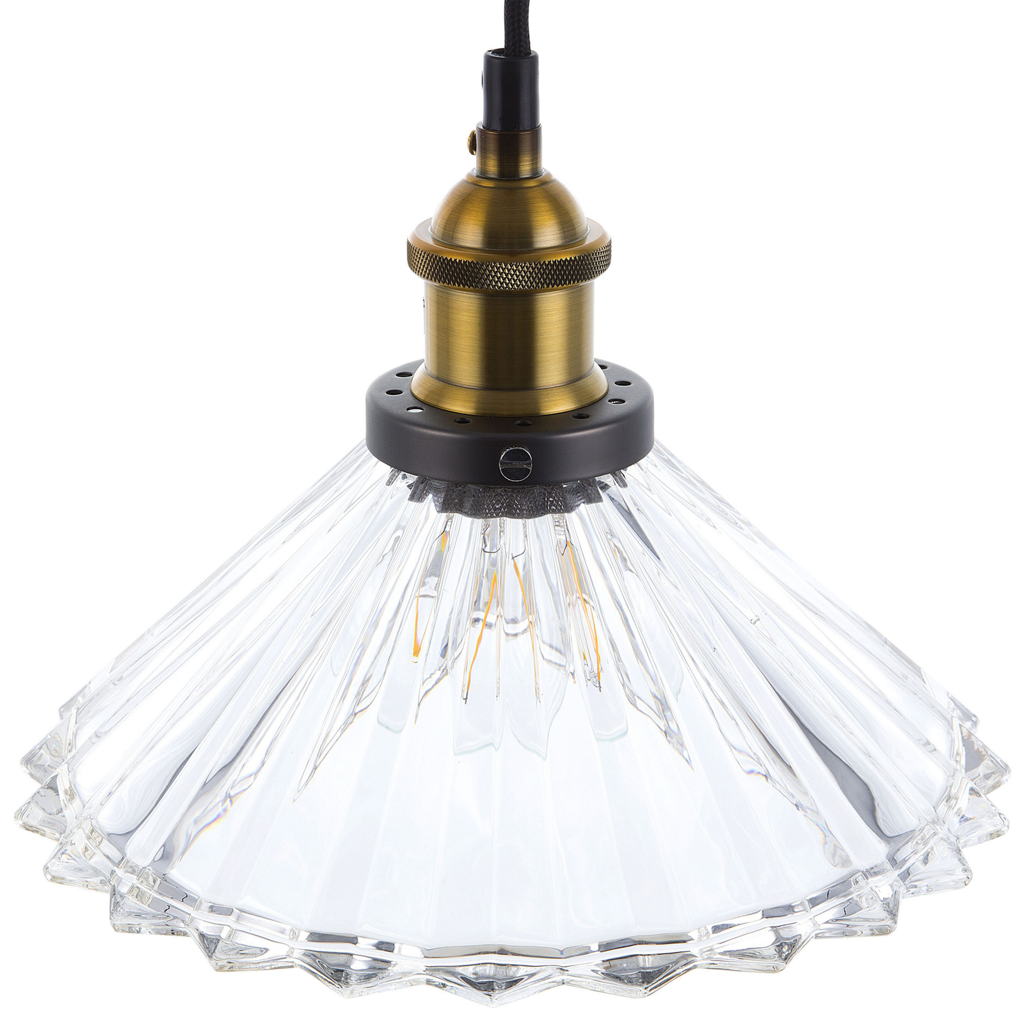 Hängelampe COLORADO Glas Transparent