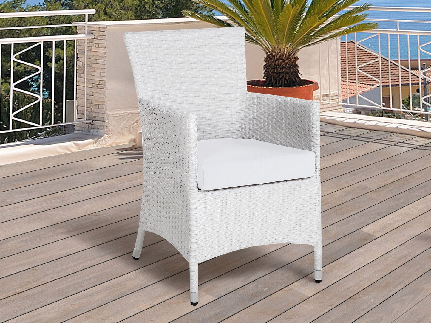 Outdoor Kissenbezug Set ITALY Cremeweiss