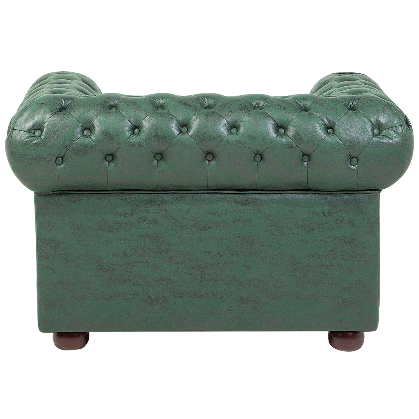 Sessel CHESTERFIELD Kunstleder Grün