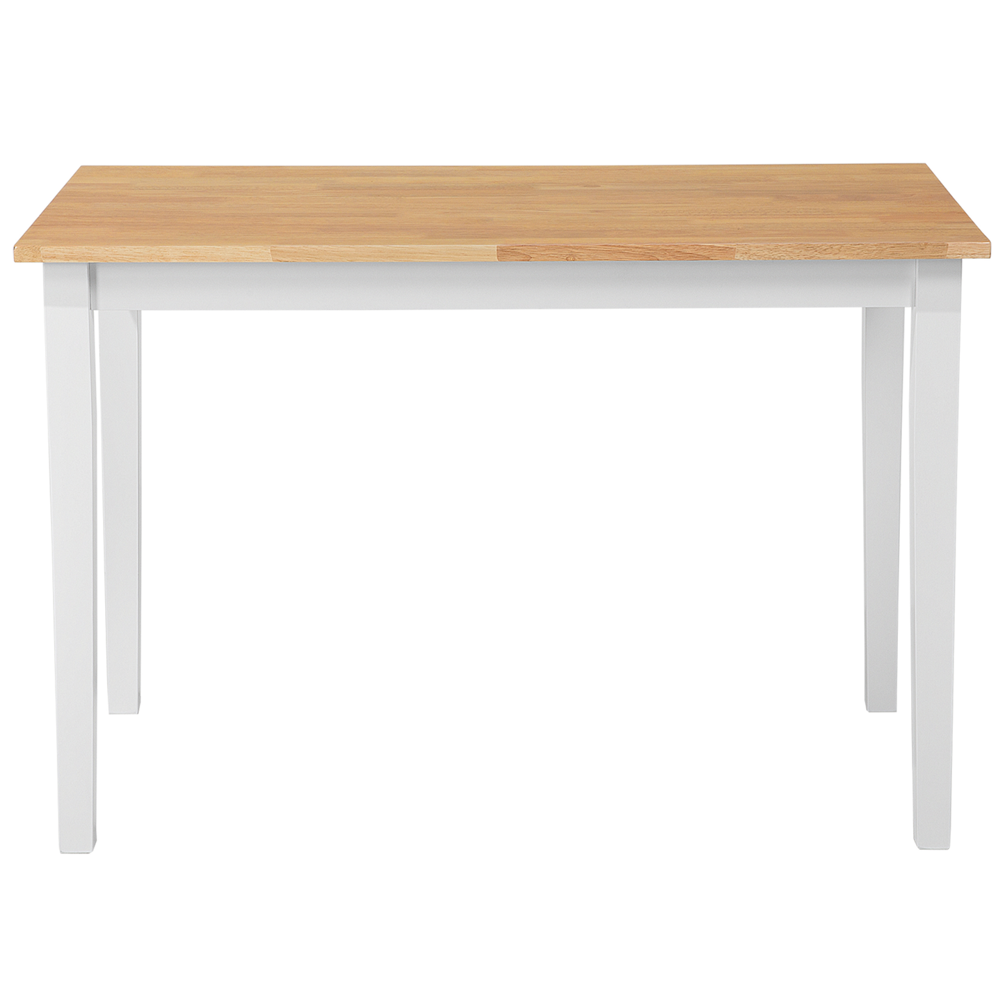 Essgruppe weiss Holz 4-Sitzer 114 x 68 cm GEORGIA