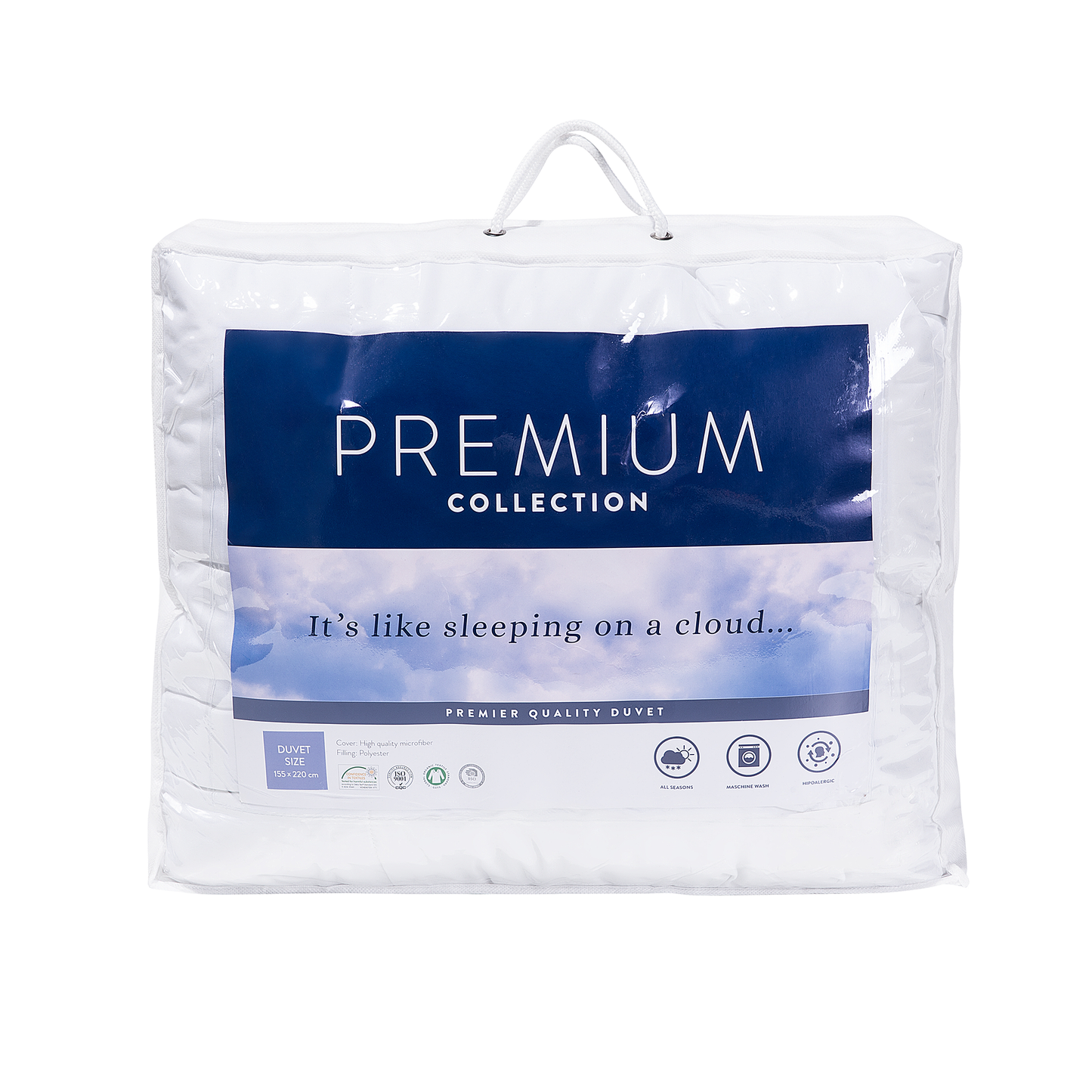 Extra warme Bettdecke Winter LEMBERG Polyester 155 x 220 cm