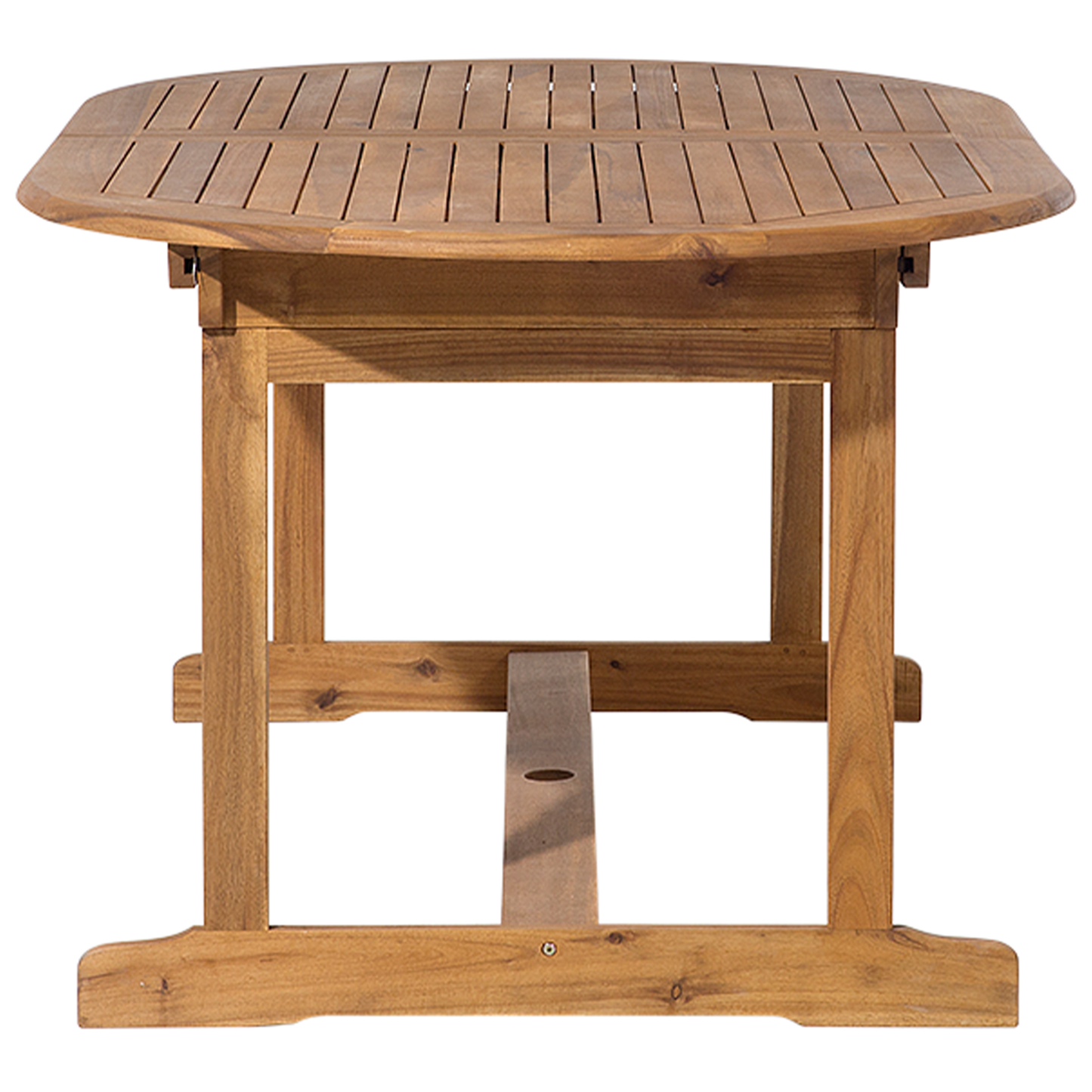 Gartenmöbel Set 8-Sitzer MAUI mit Schirm Akazienholz Dunkelrot