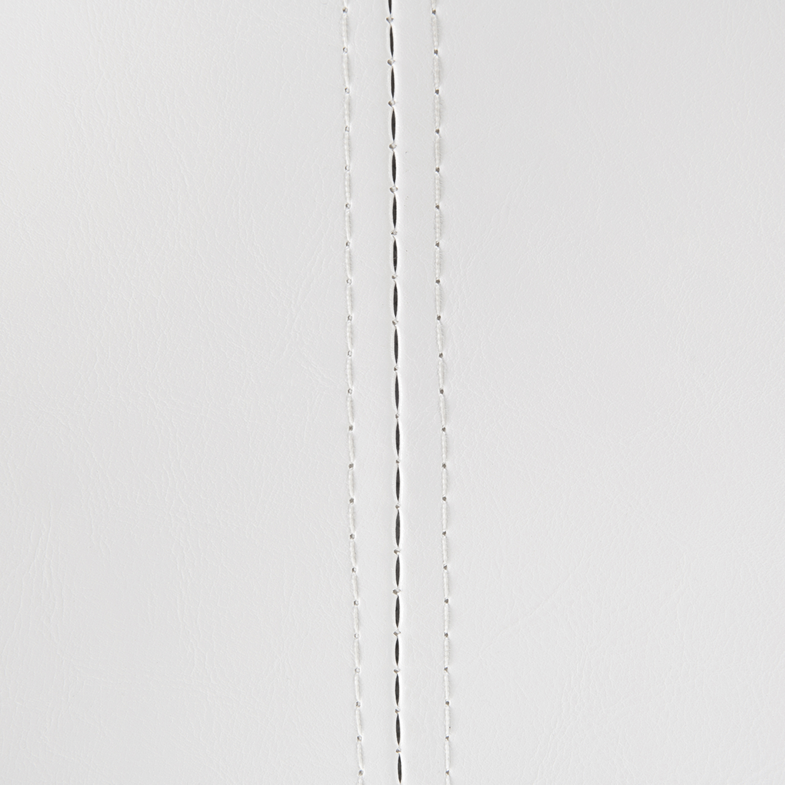 Chaiselongue Kunstleder weiss glänzend rechtsseitig NIMES