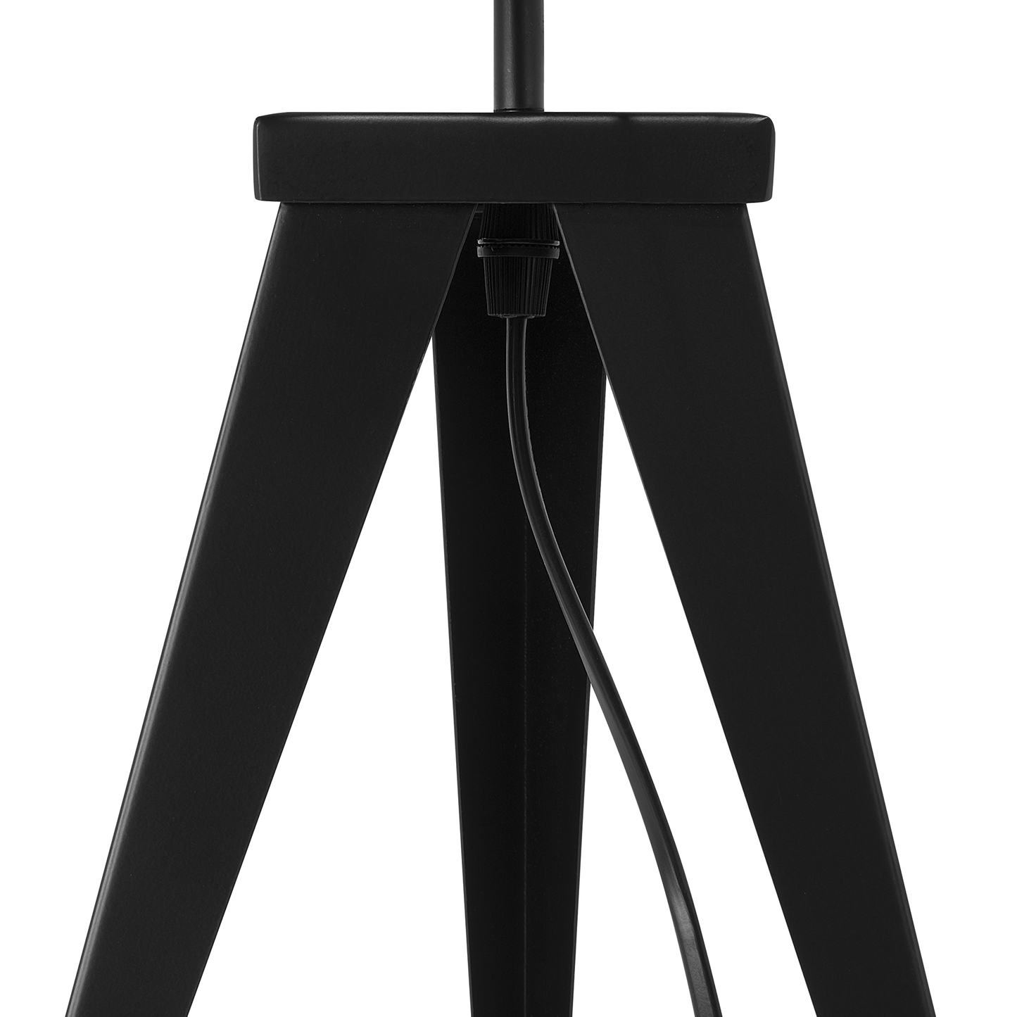 Tischlampe hellgrau 55 cm Trommelform STILETTO