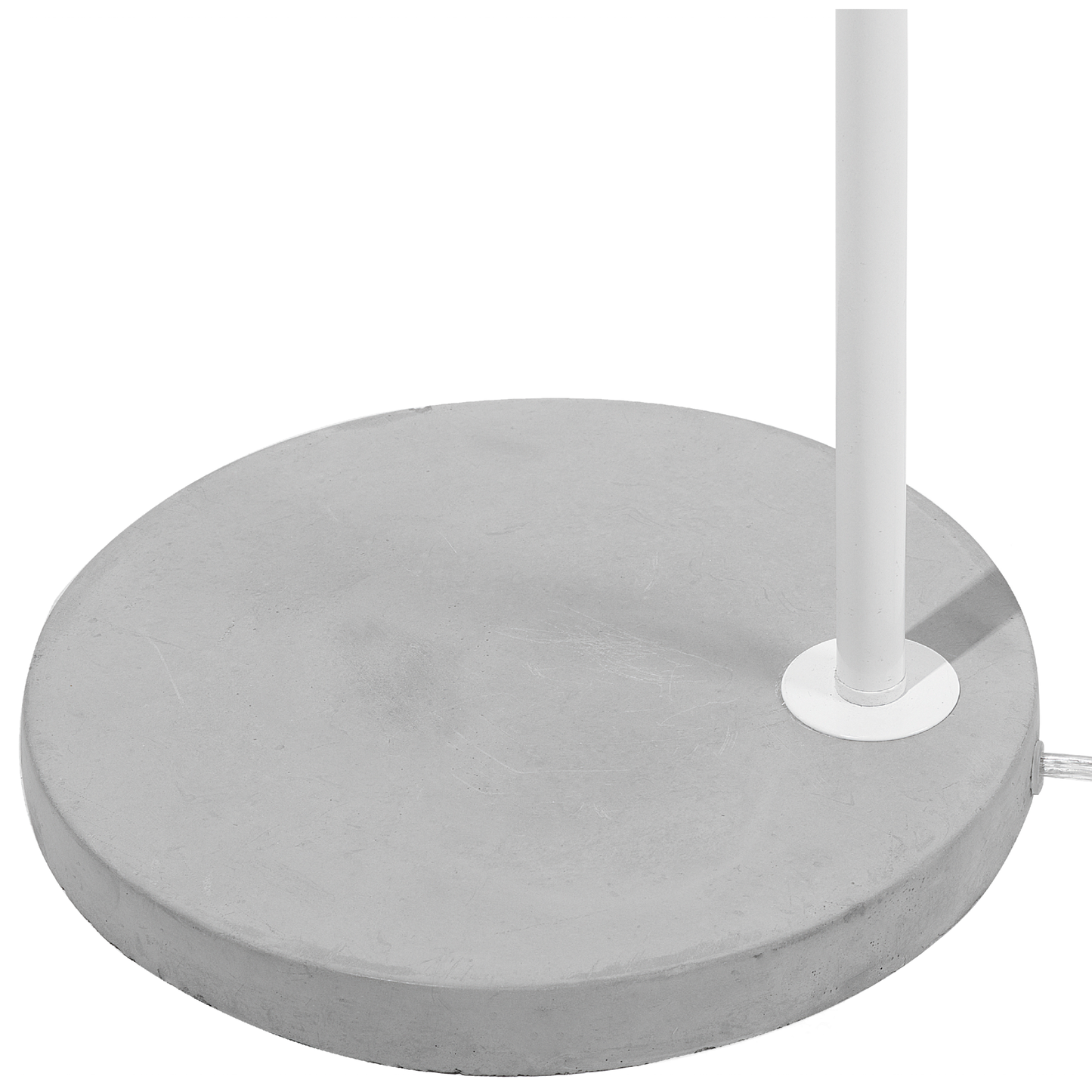 Stehlampe weiss 149 cm rund CORBONES