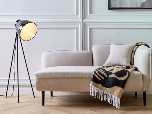 Stehlampe TAMEGA Metall Schwarz