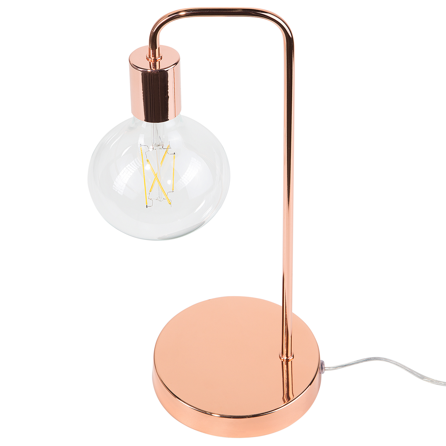 Schreibtischlampe SAVENA Metall Kupfer