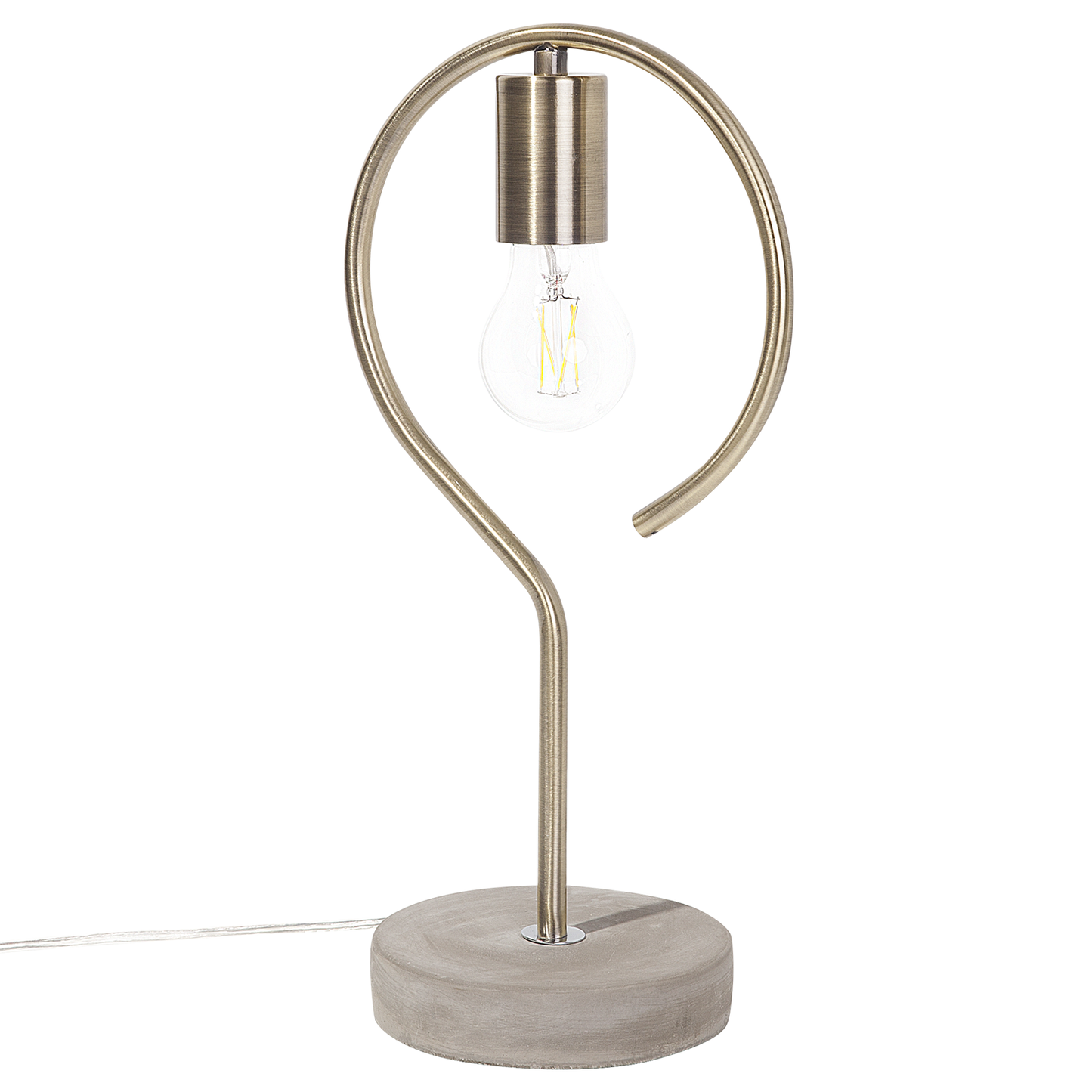 Tischleuchte JUCAR Metall Messing