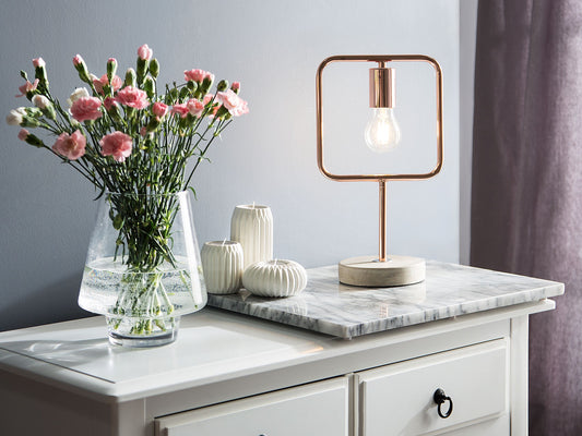 Tischleuchte MUNDO Metall Kupfer