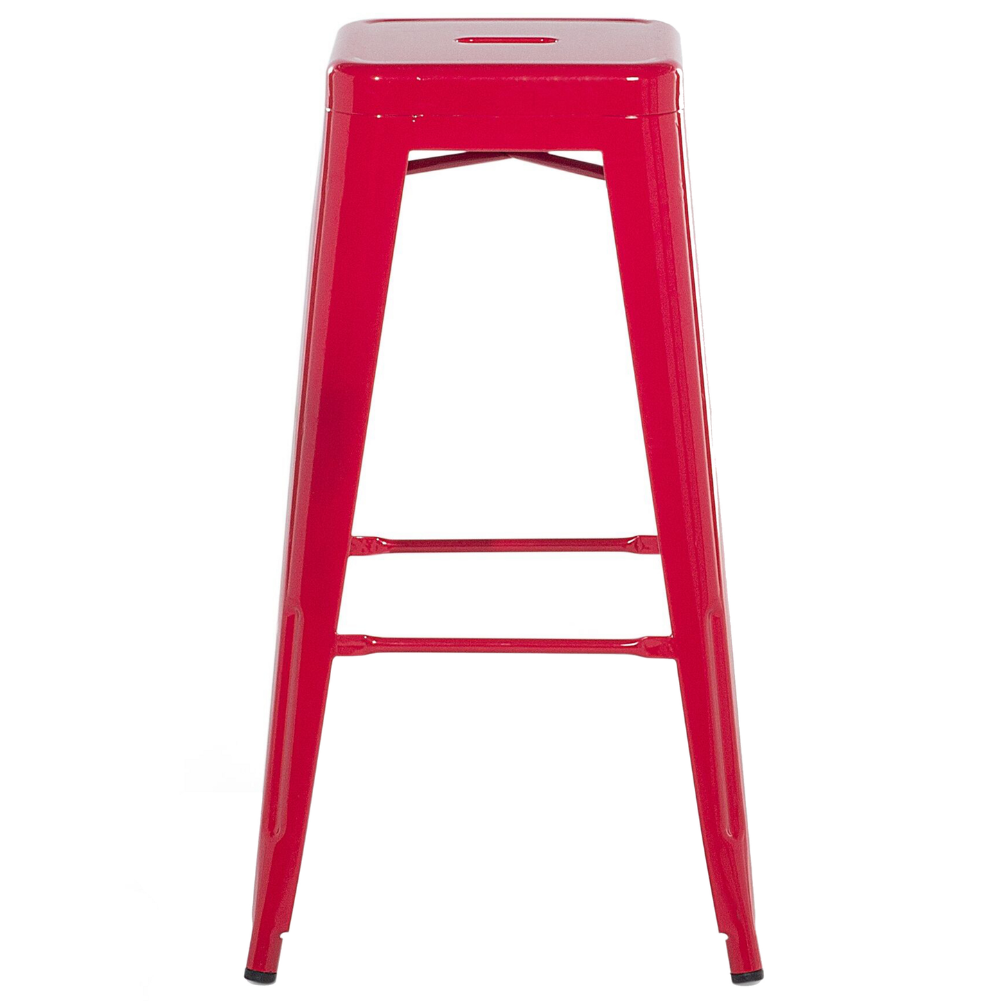 Barhocker rot 2er Set Höhe 76 cm CABRILLO