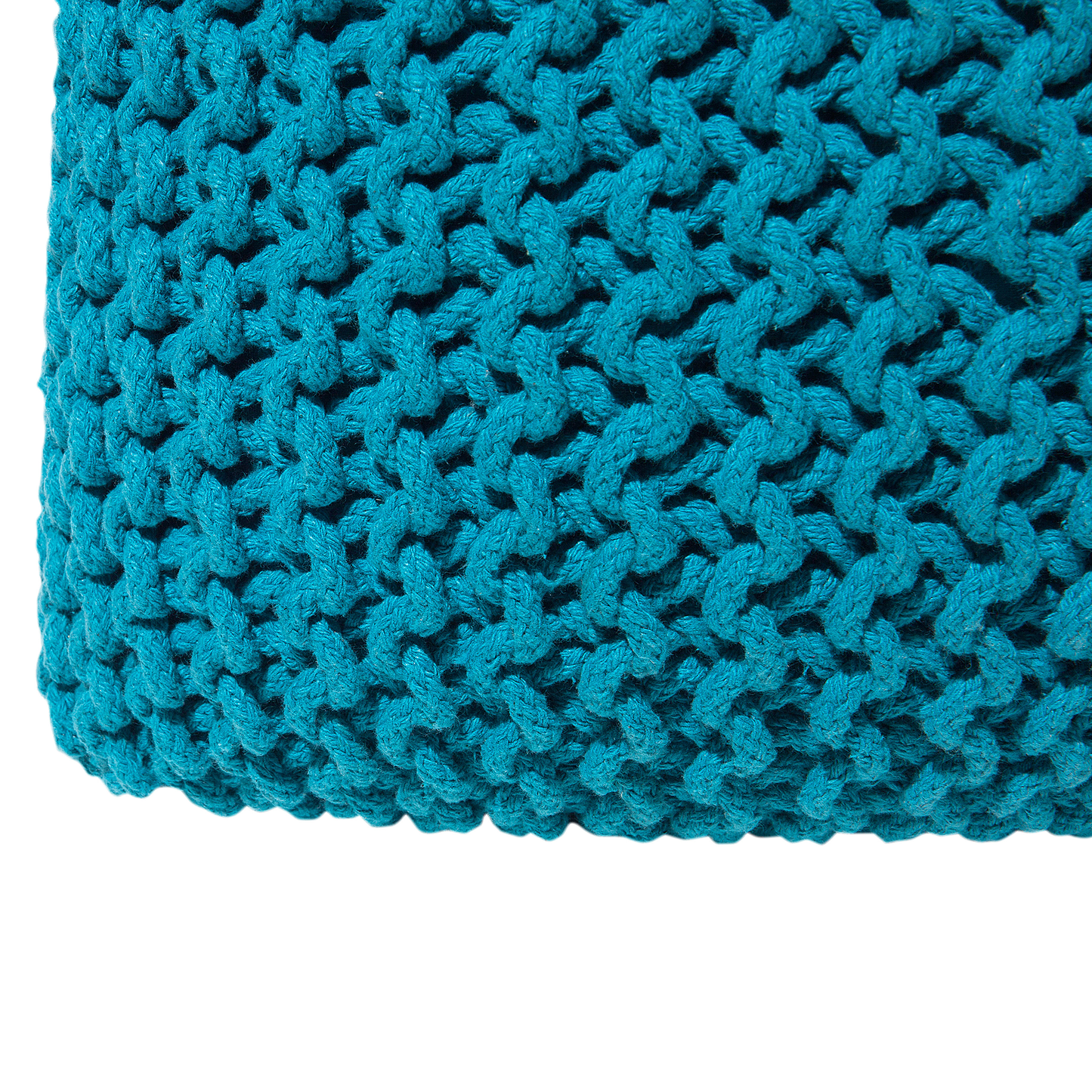 Pouf seeblau ⌀ 50 cm CONRAD