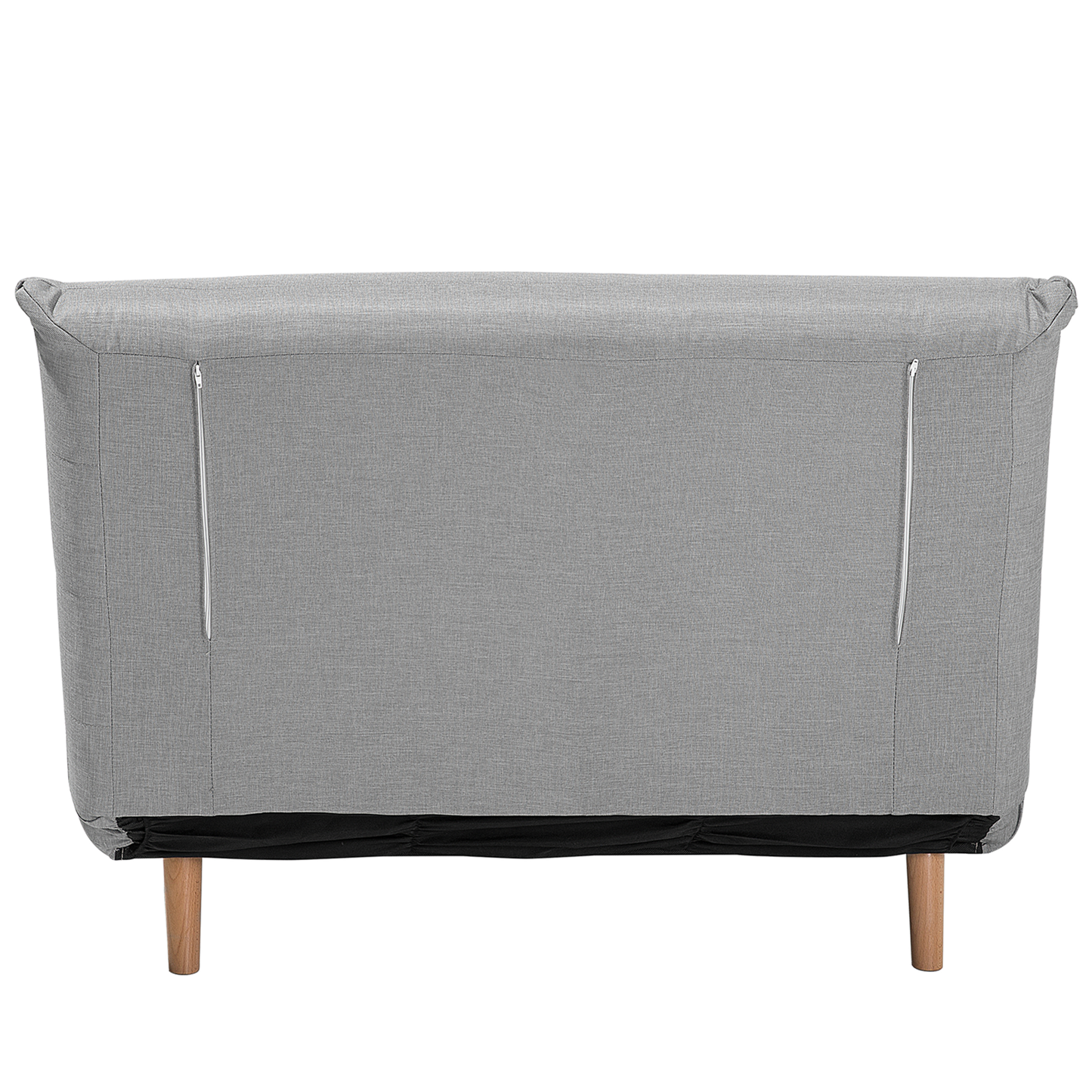 1-Sitzer Schlafsofa hellgrau / hellbraun SETTEN