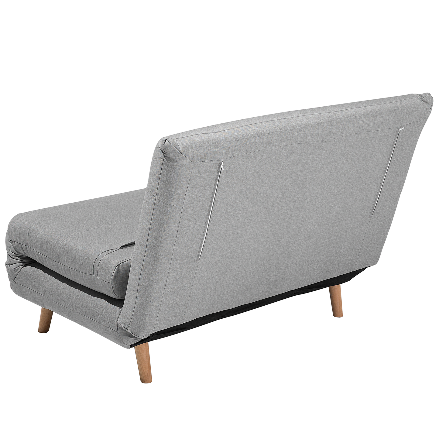 1-Sitzer Schlafsofa hellgrau / hellbraun SETTEN