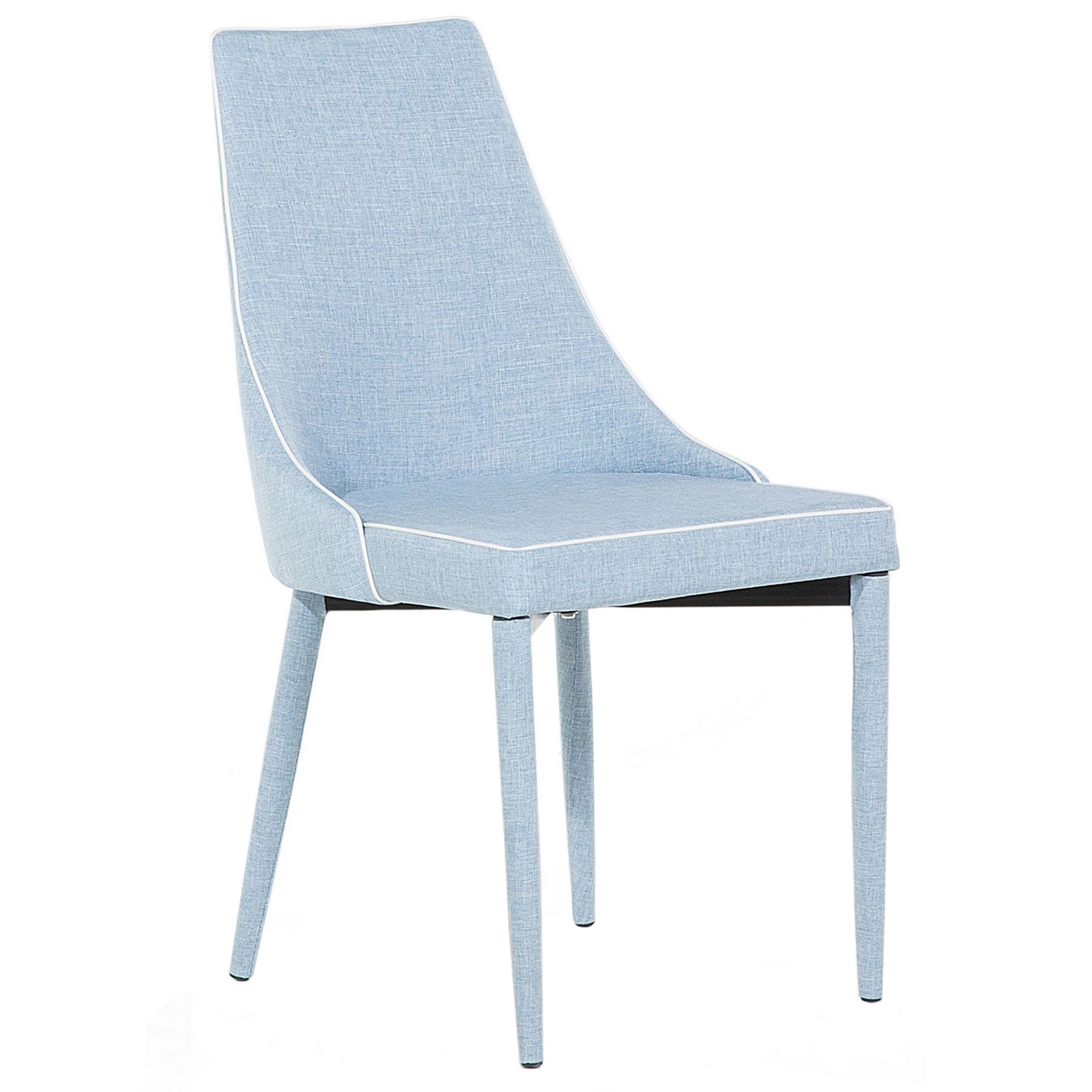 Esszimmerstuhl Polsterbezug hellblau 2er Set CAMINO