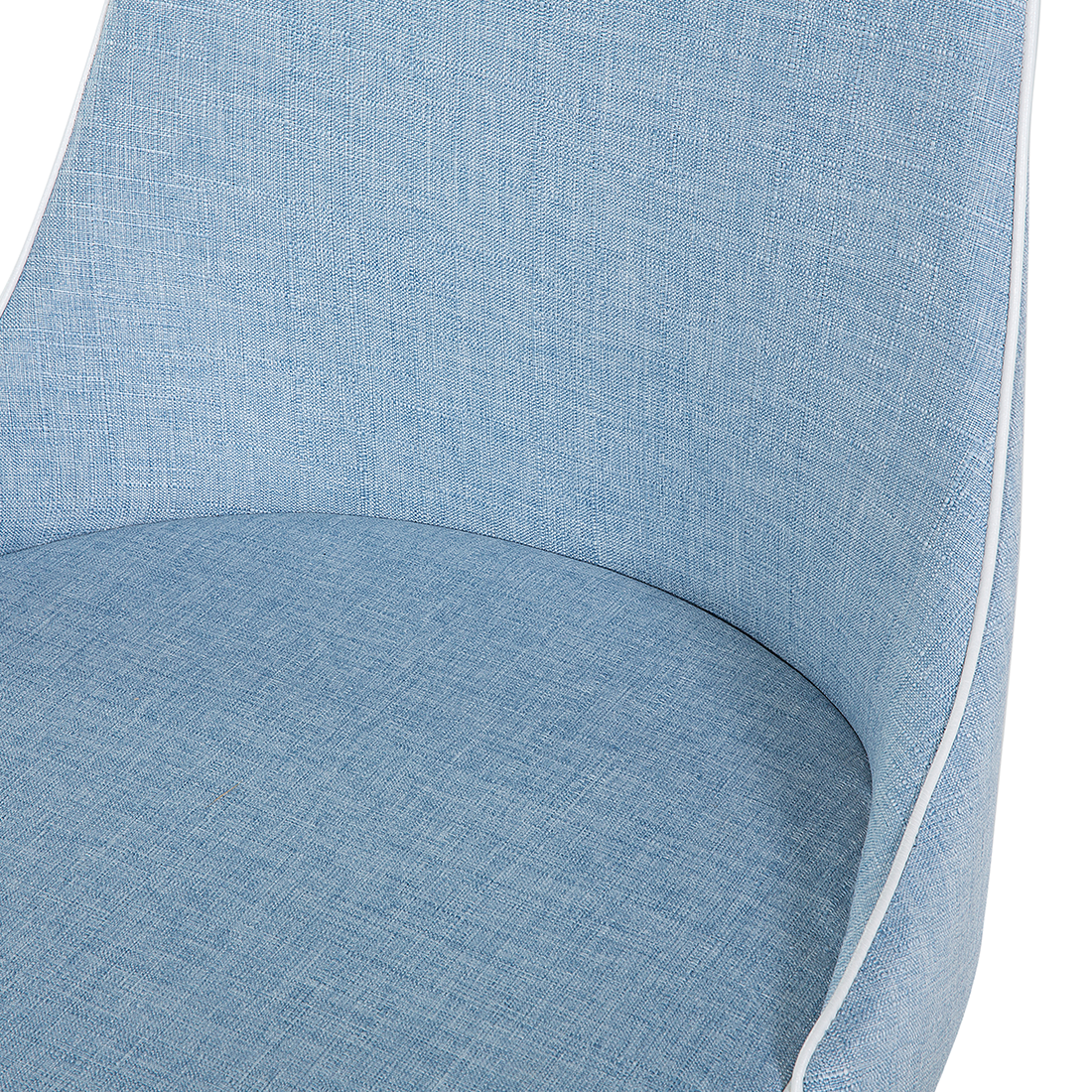 Esszimmerstuhl Polsterbezug hellblau 2er Set CAMINO