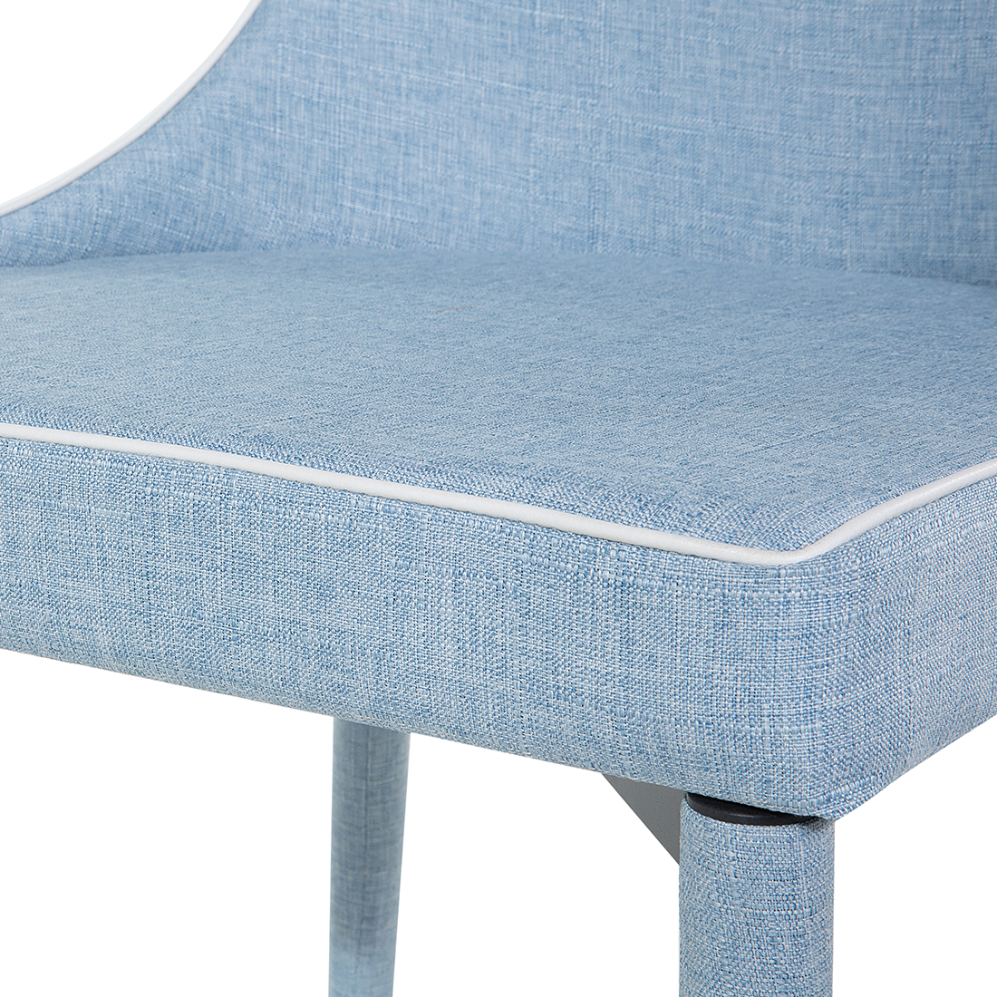 Esszimmerstuhl Polsterbezug hellblau 2er Set CAMINO
