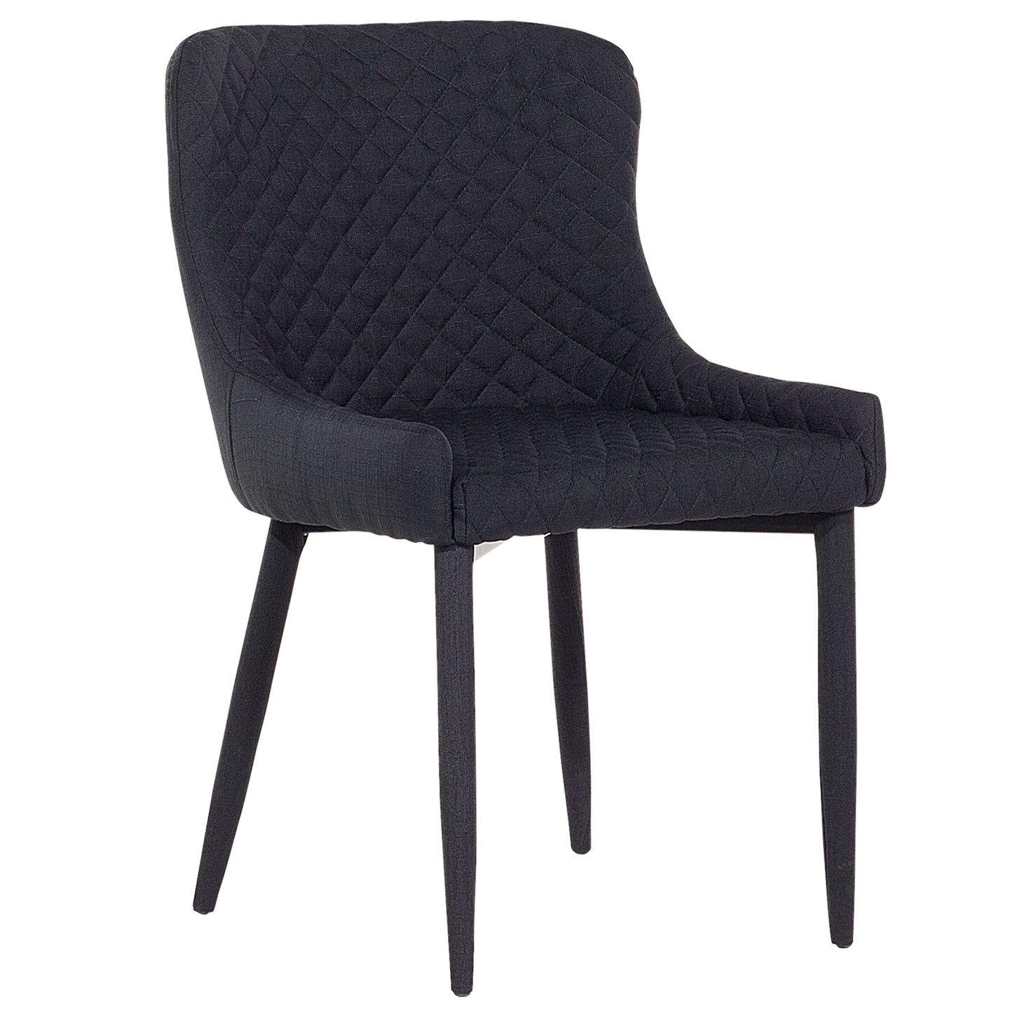 Esszimmerstuhl 2er Set SOLANO Schwarz