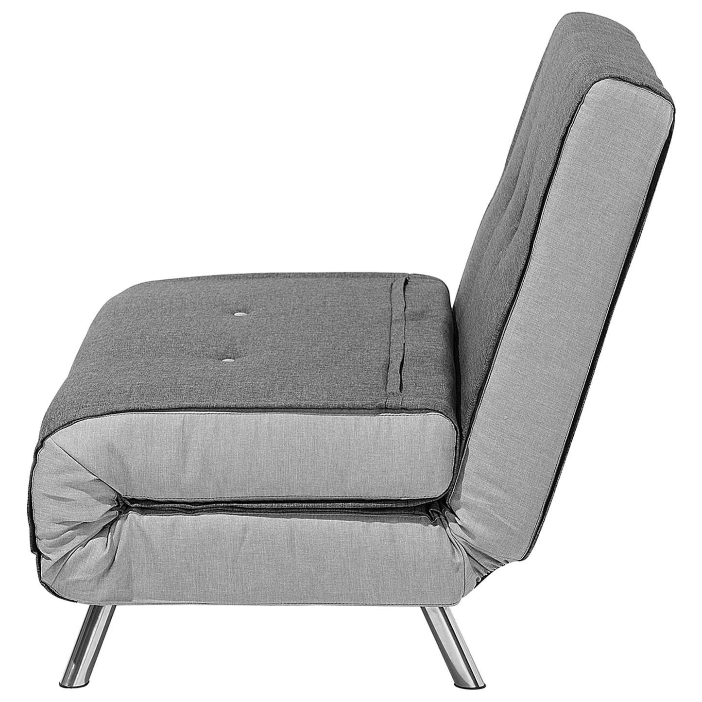 1-SItzer Schlafsofa dunkelgrau / silber FARRIS