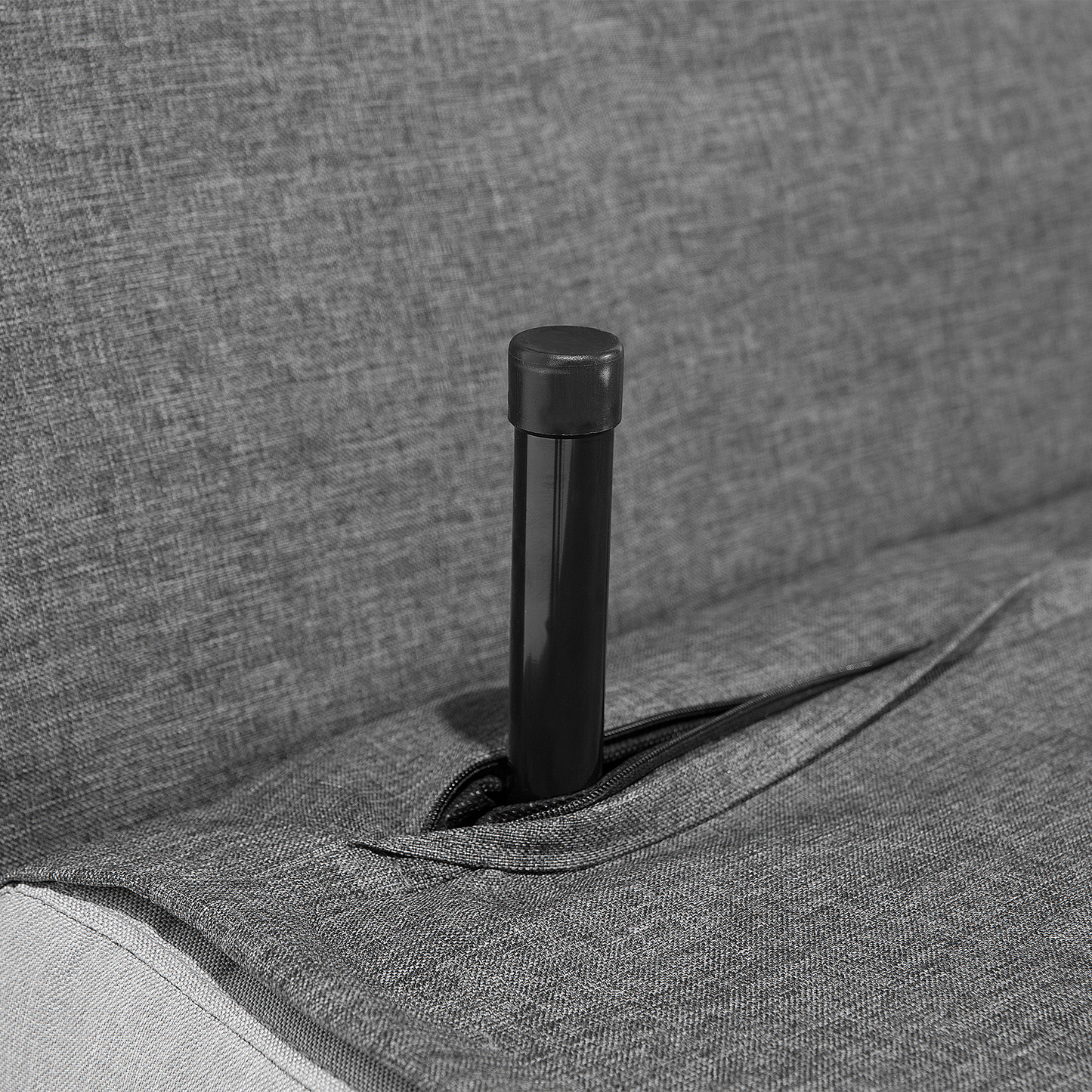 1-SItzer Schlafsofa dunkelgrau / silber FARRIS