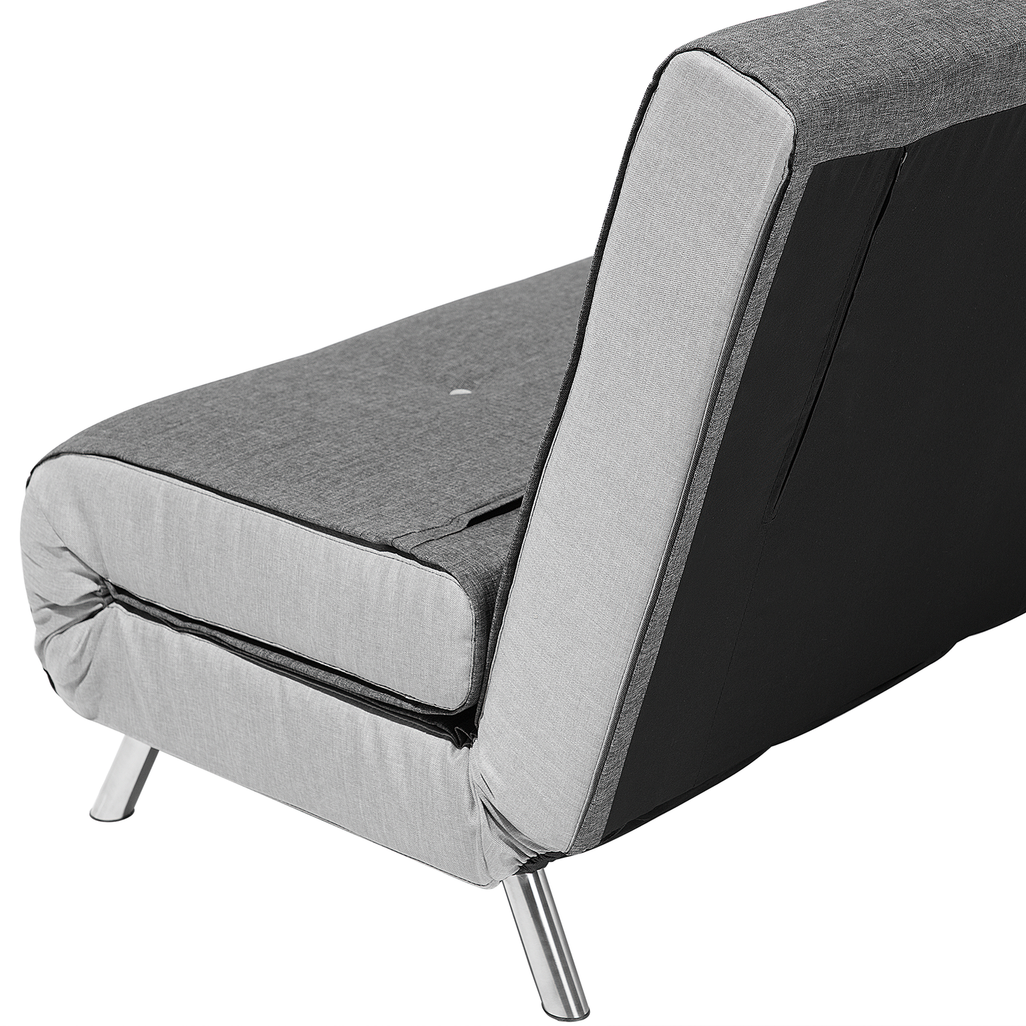 1-SItzer Schlafsofa dunkelgrau / silber FARRIS