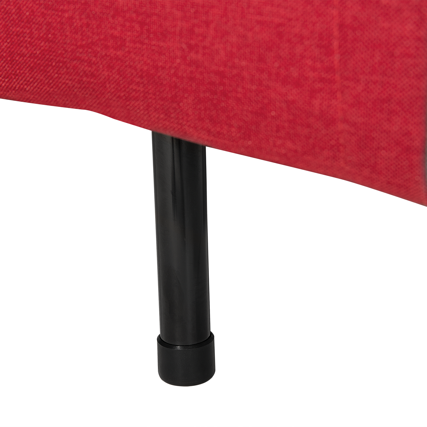 1-Sitzer Schlafsofa rot / silber FARRIS