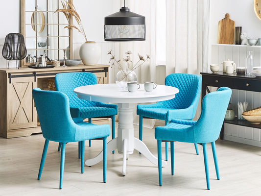 Esszimmerstuhl 2er Set SOLANO Türkis