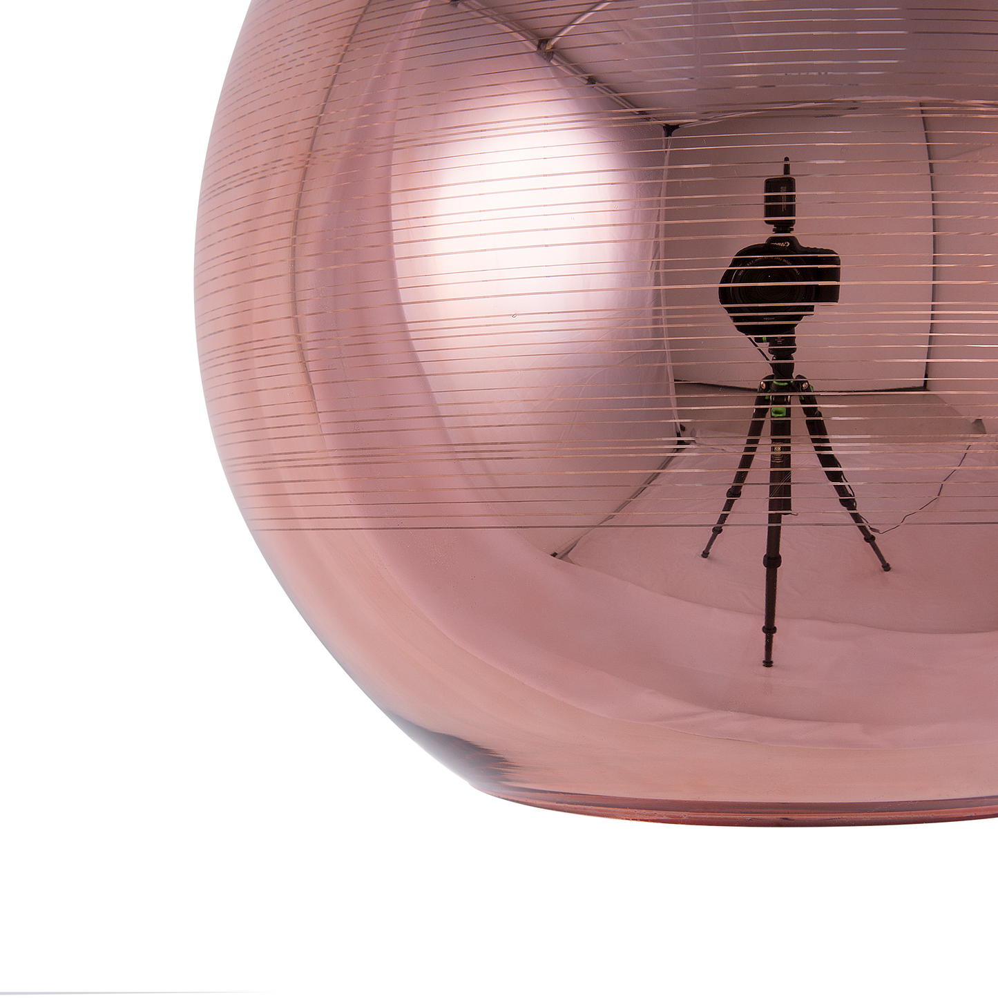 Hängelampe ASARO Glas Rosa