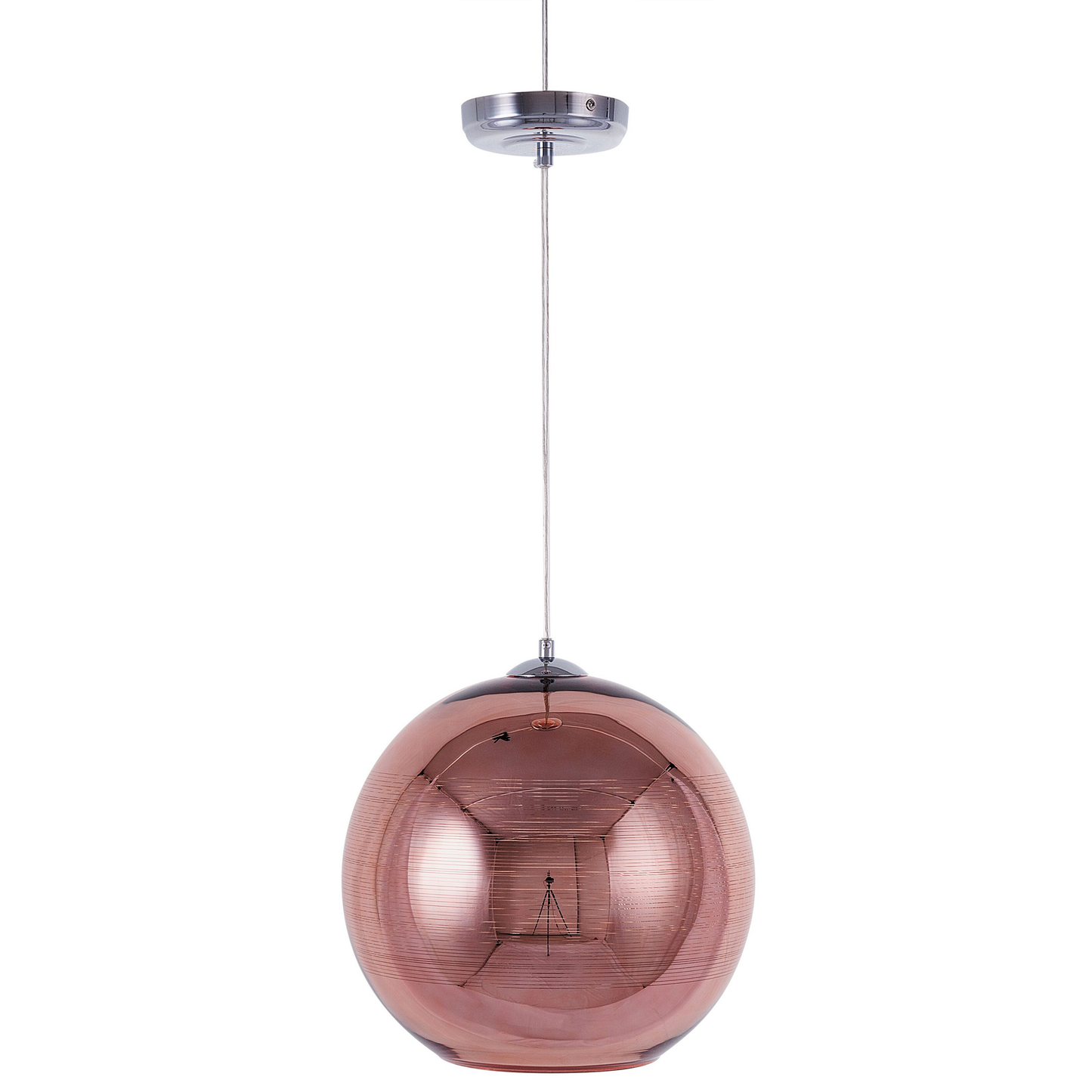 Hängelampe ASARO Glas Rosa