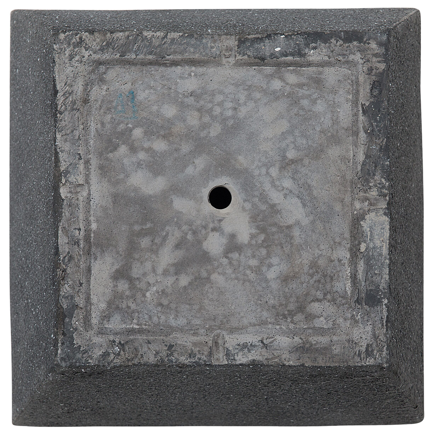 Blumentopf graphitgrau quadratisch 39 x 39 x 38 cm ORICOS