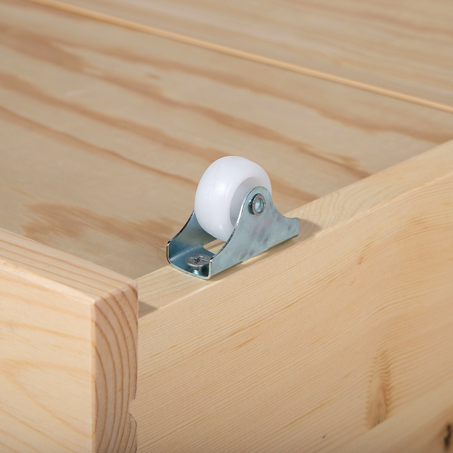 Bettschublade 2er Set Kiefernholz RUMILLY Hellbraun