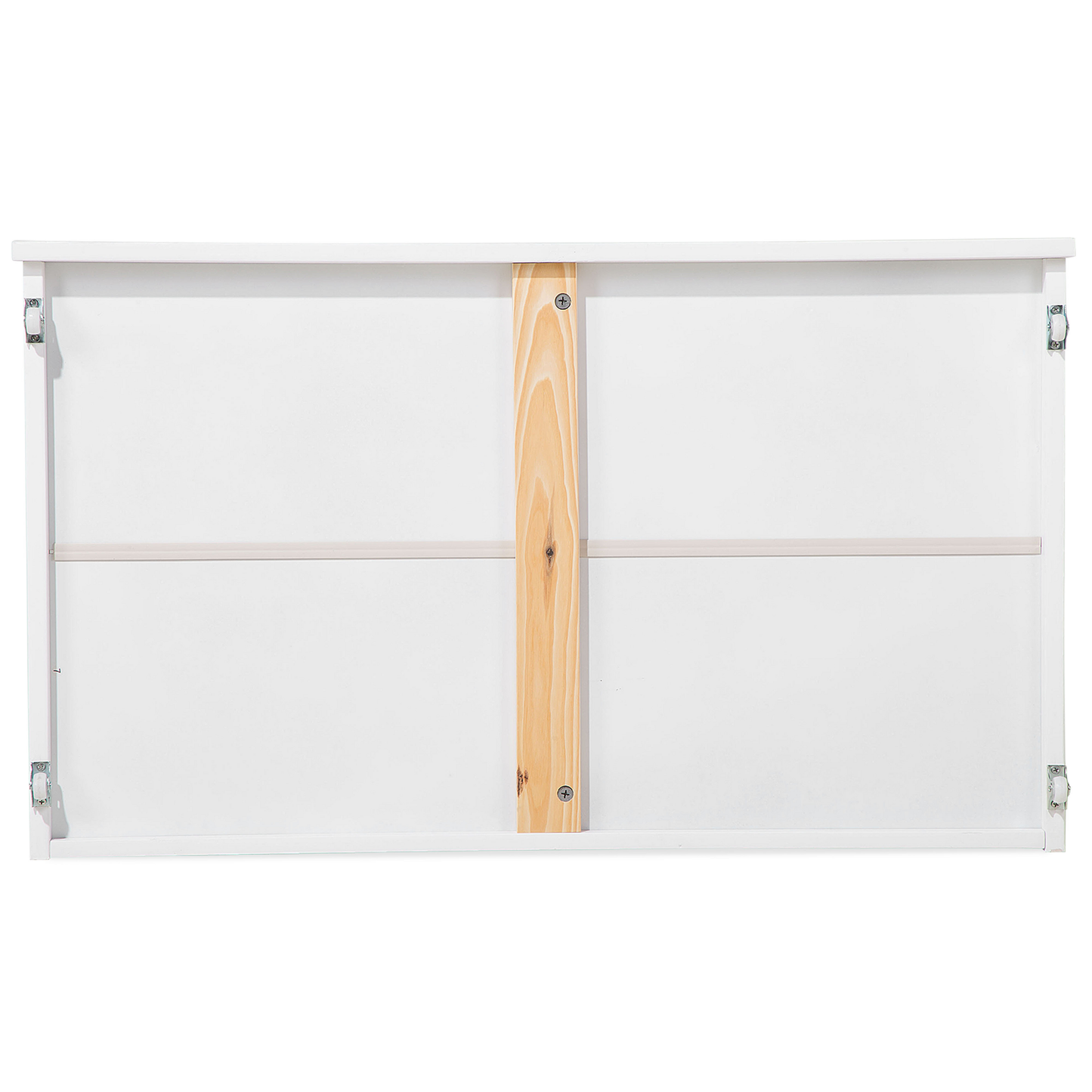 Bettschublade 2er Set Kiefernholz RUMILLY Weiss