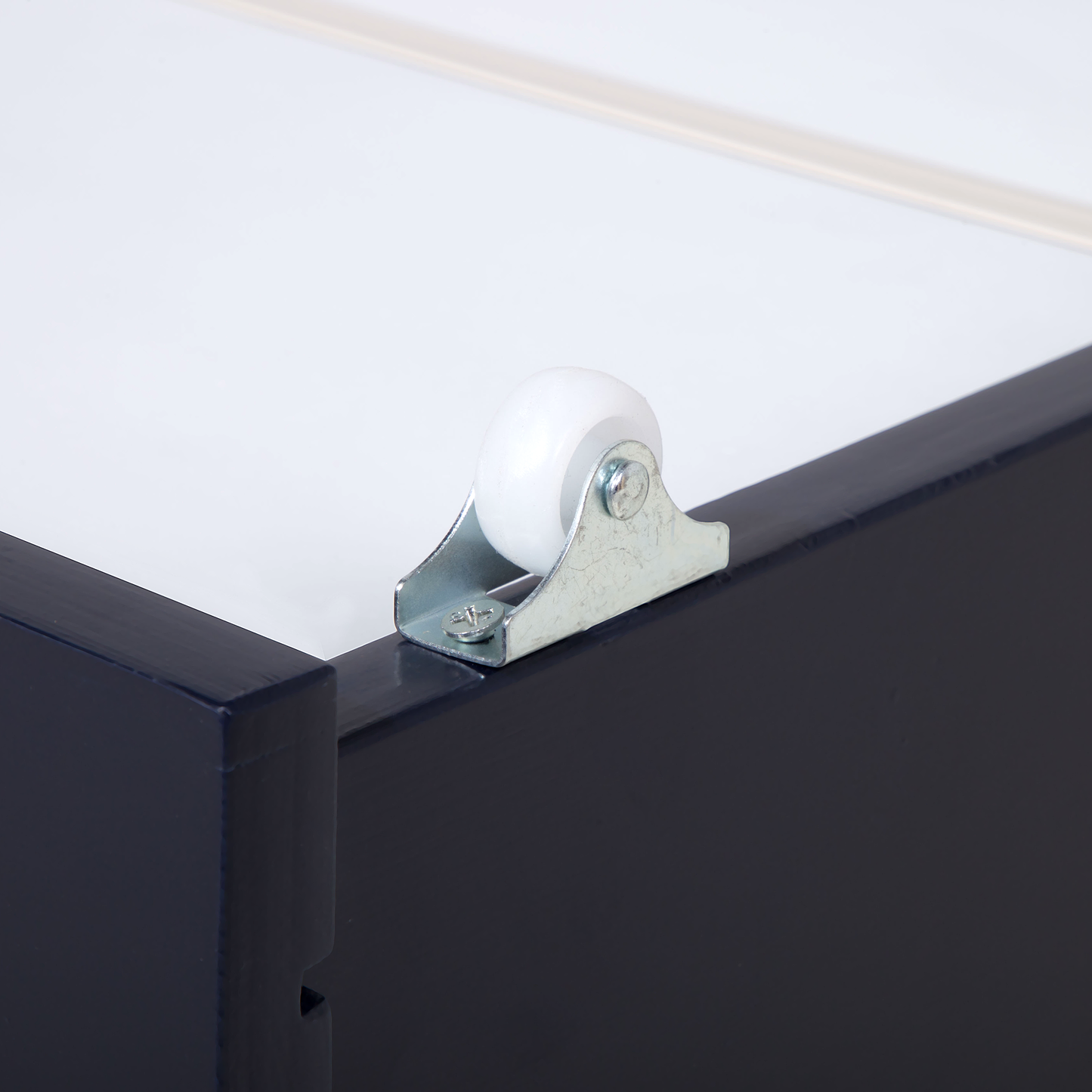 Bettschublade 2er Set Kiefernholz RUMILLY Marineblau