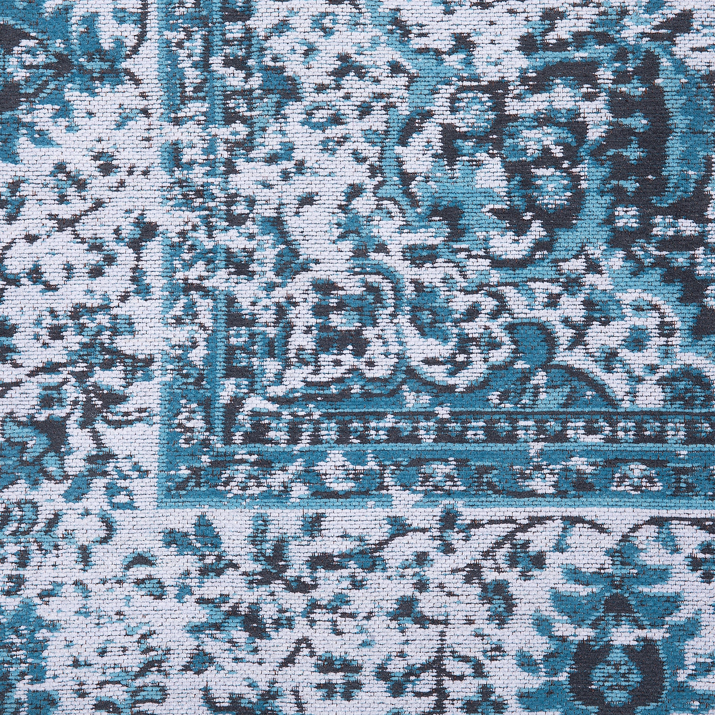 Teppich Baumwolle blau 140 x 200 cm Kurzflor ALMUS