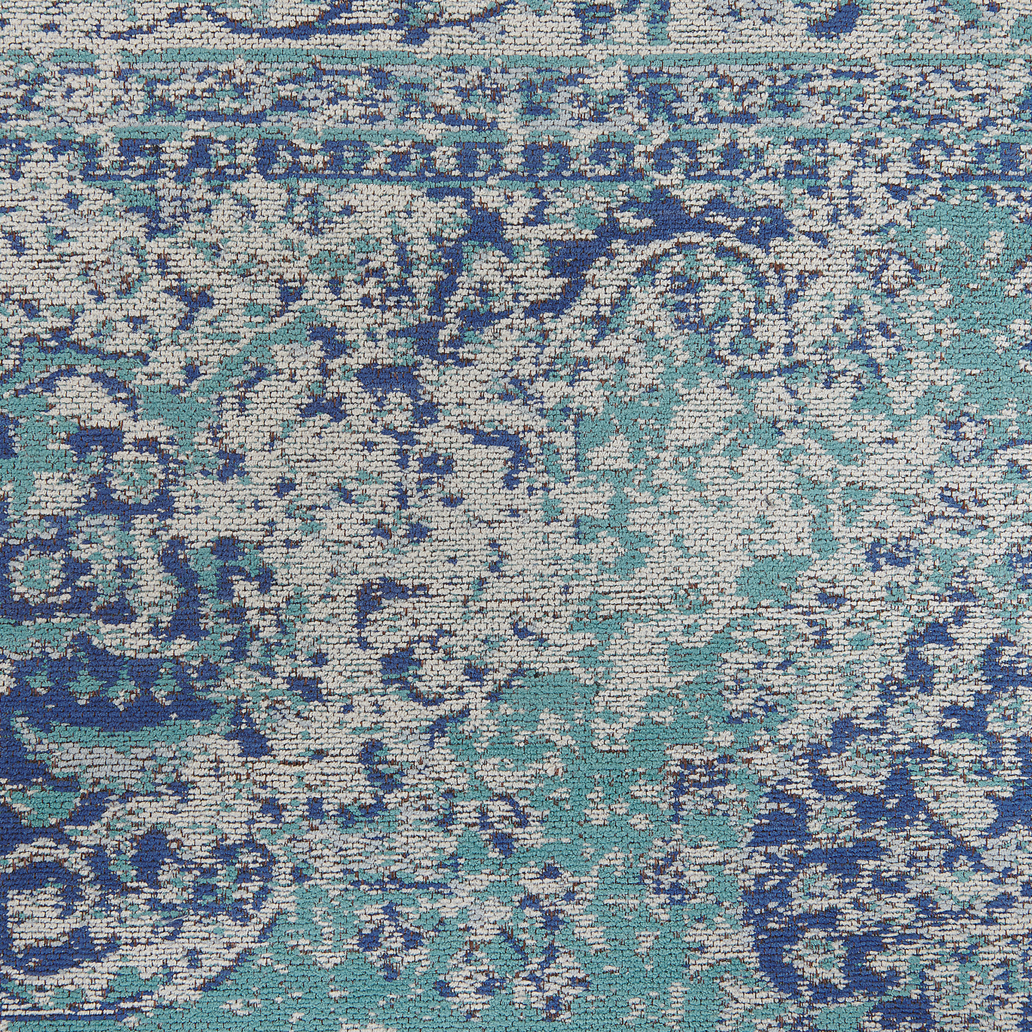 Teppich Baumwolle blau 160 x 230 cm Kurzflor ALMUS