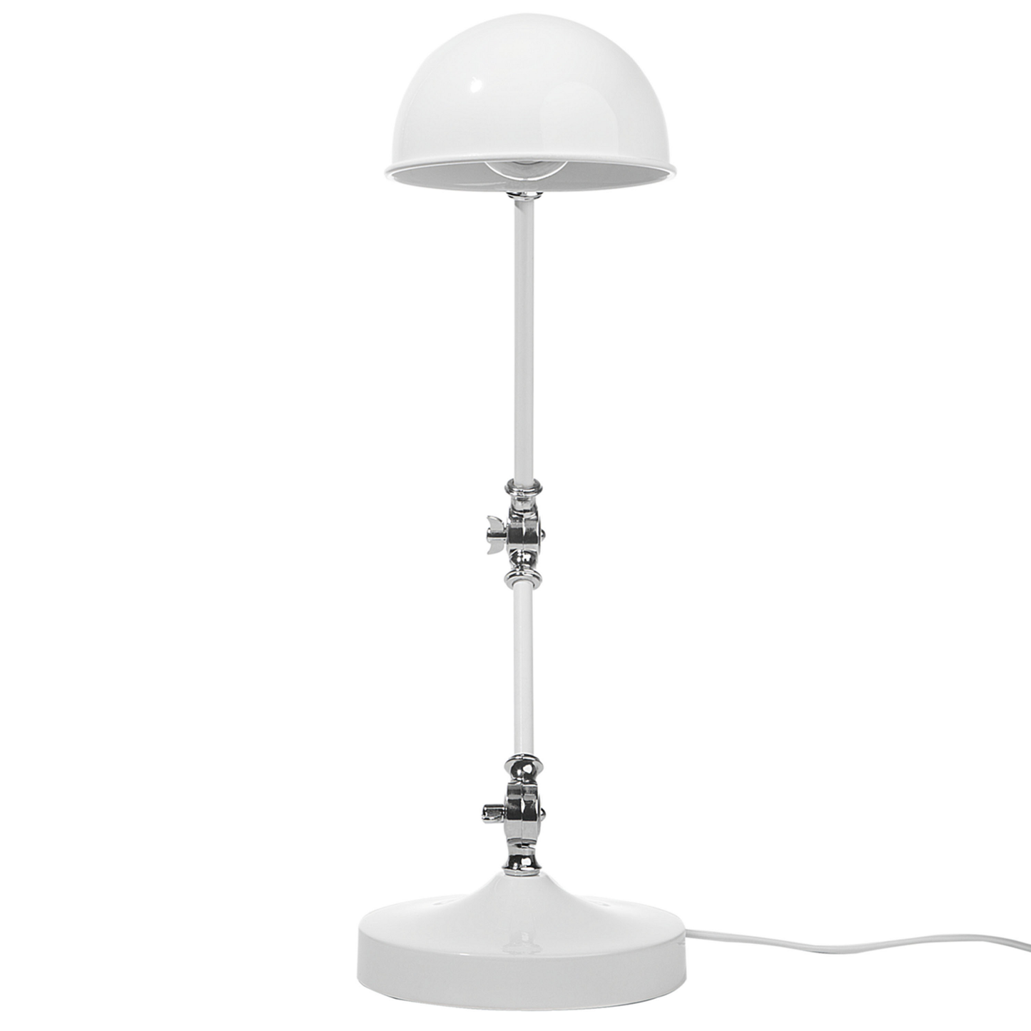 Schreibtischlampe schneeweiss 61 cm rund CABRIS