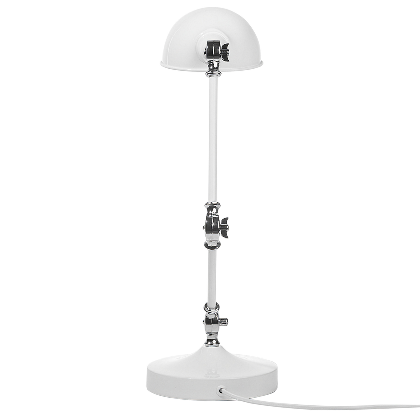 Schreibtischlampe schneeweiss 61 cm rund CABRIS