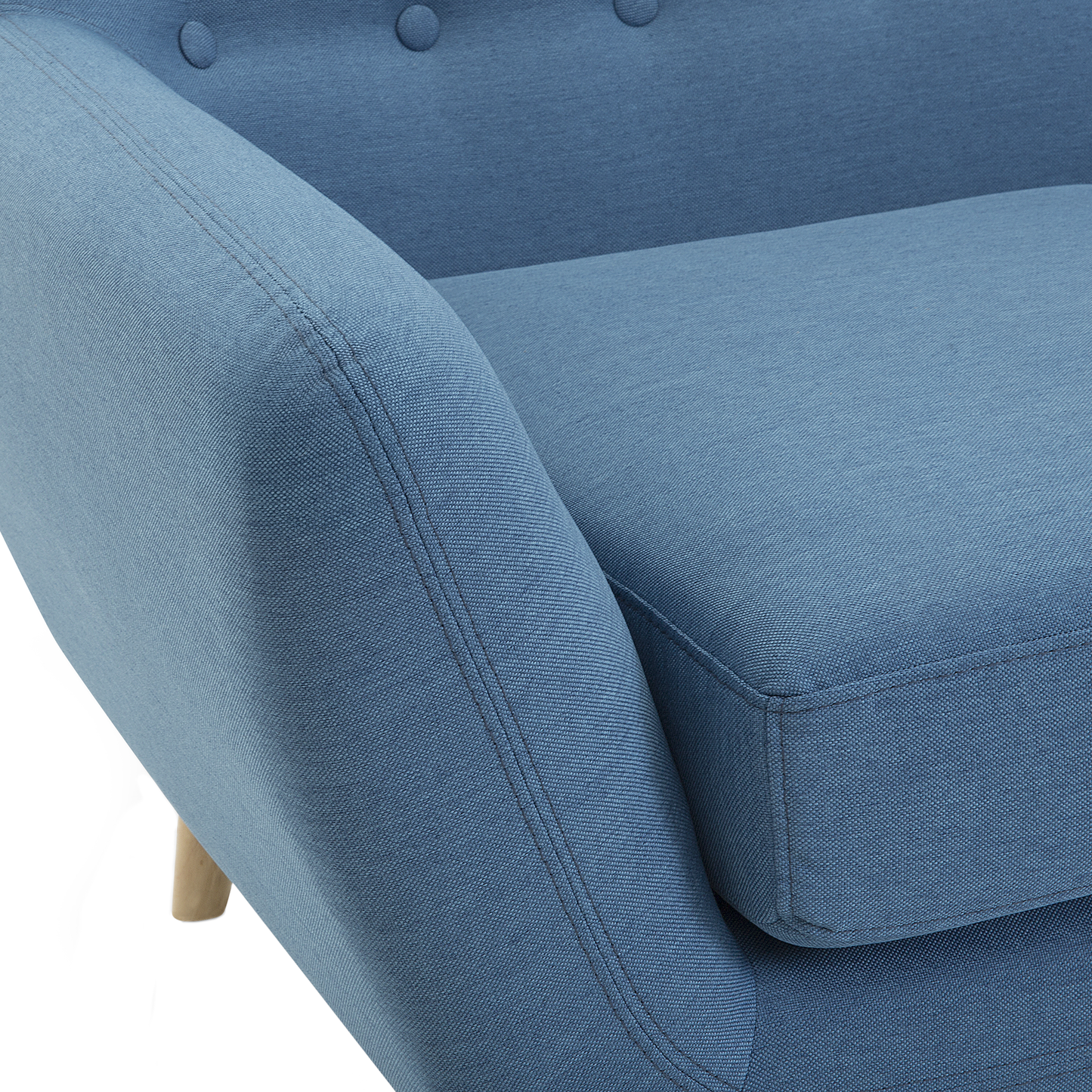3-Sitzer Ecksofa blau linksseitig MOTALA