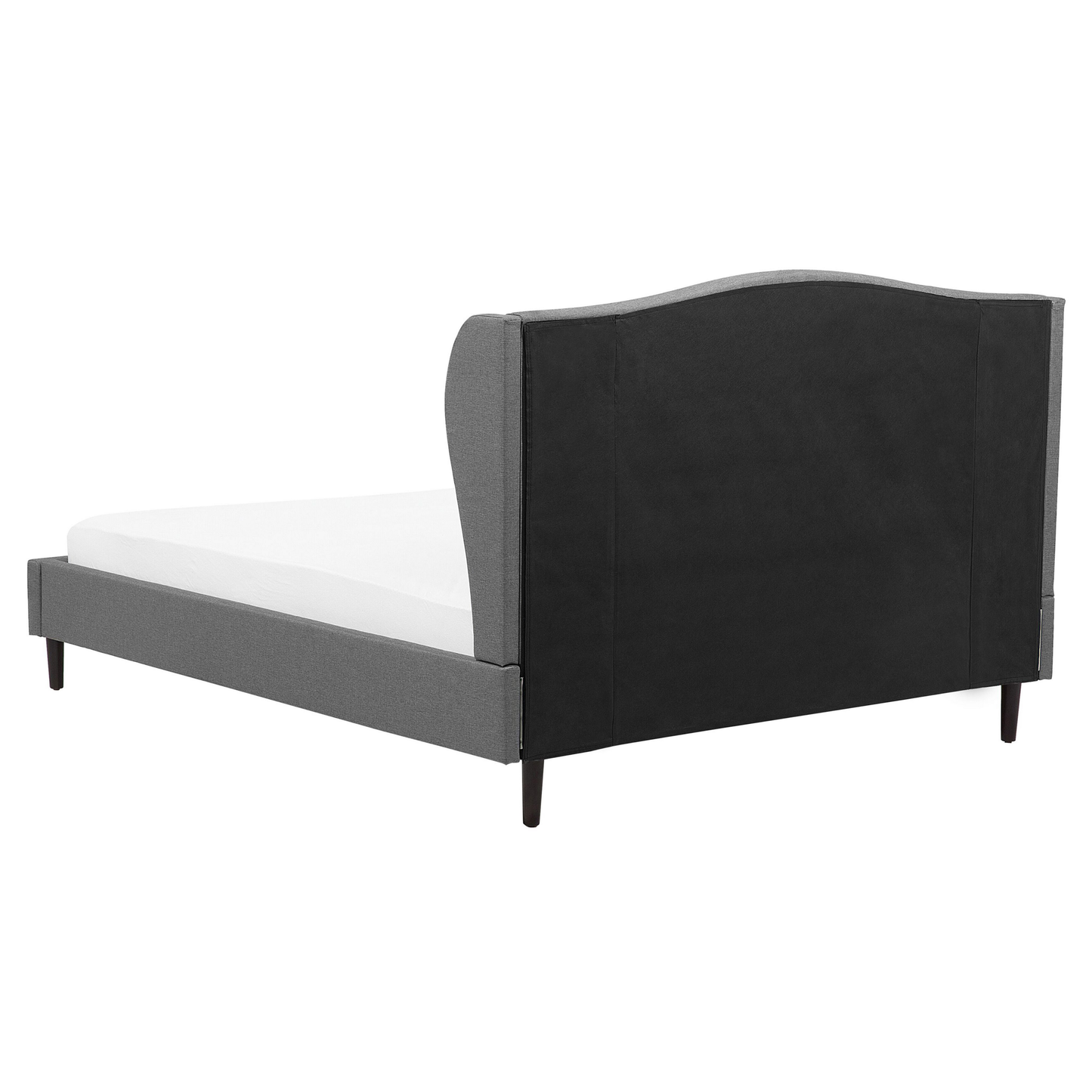 Bett mit Lattenrost Stoff COLMAR 160 x 200 cm Grau