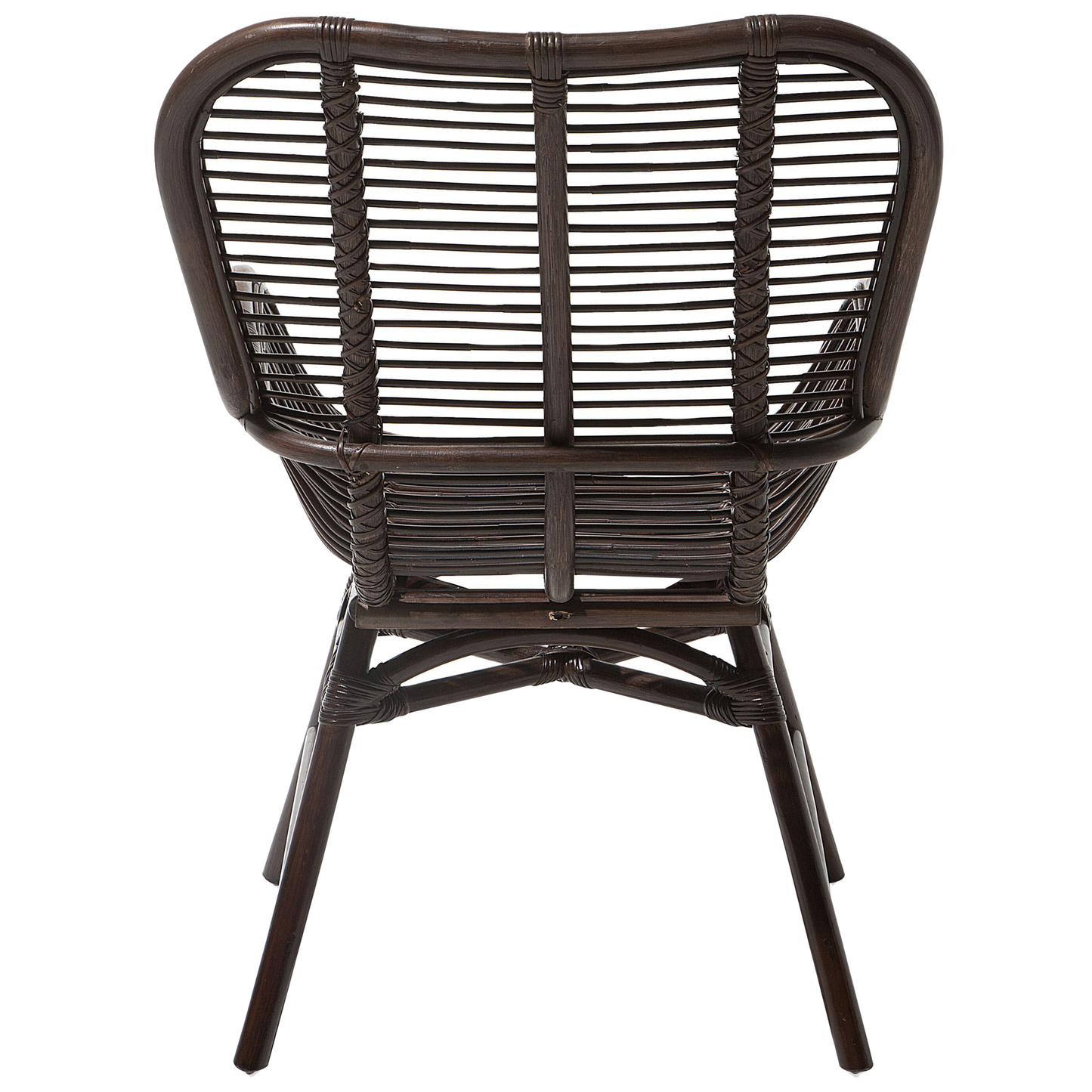 Esszimmerstuhl TOGO Rattan Dunkelbraun